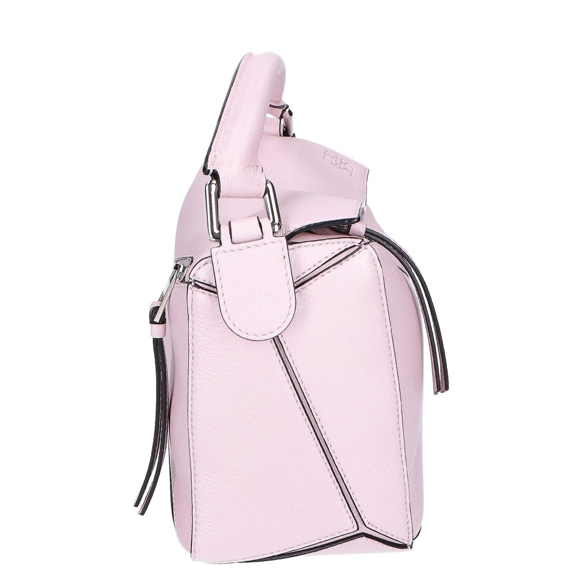 Loewe Pink Leather Handbag Shoulder Bag (Pre-Owned)
