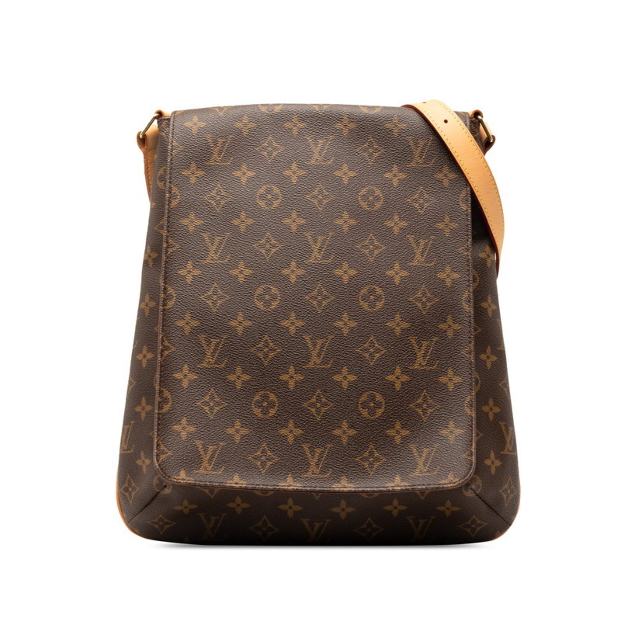 Louis Vuitton Monogram Brown Monogram Leather Shoulder Bag (Pre-Owned)