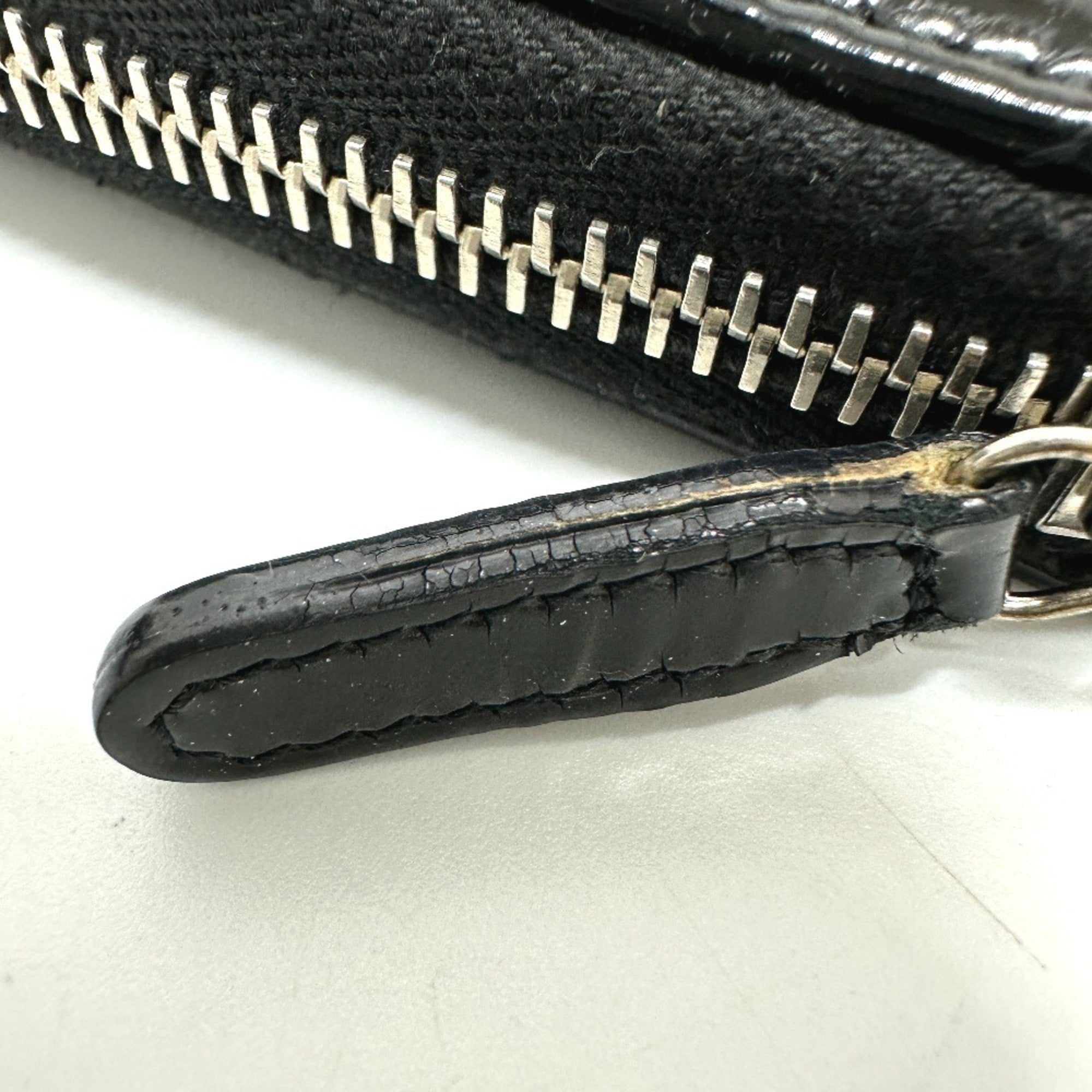 Chanel Black Leather Long Wallet (Bi-Fold) (Pre-Owned)
