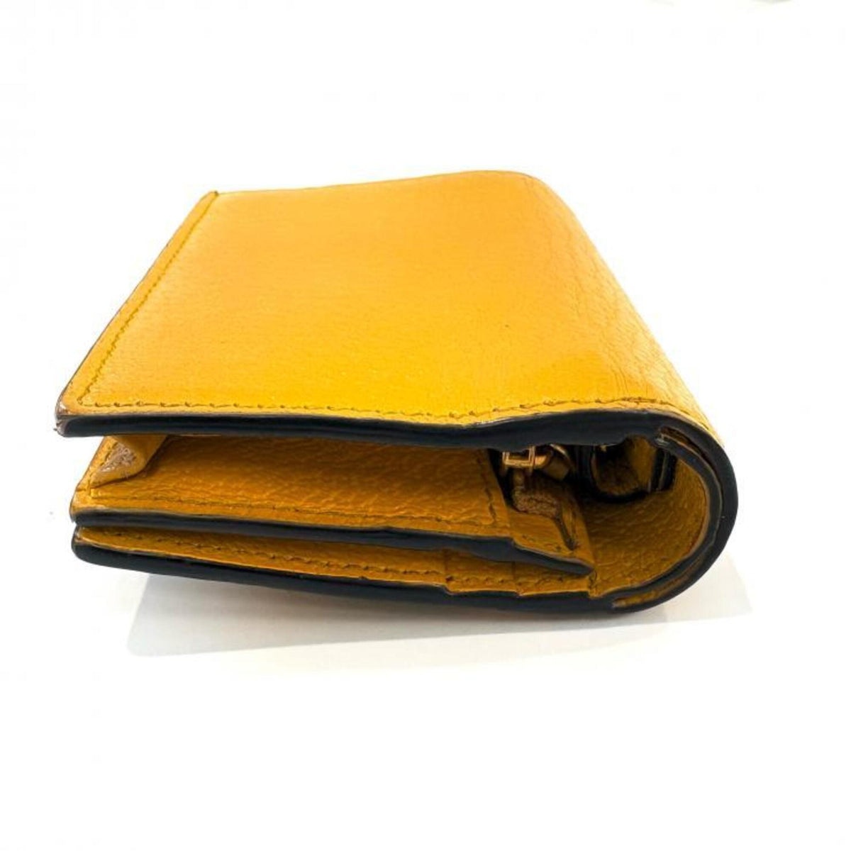 Gucci Black Orange Yellow Coin Purse/Coin Case (Pre-Owned)