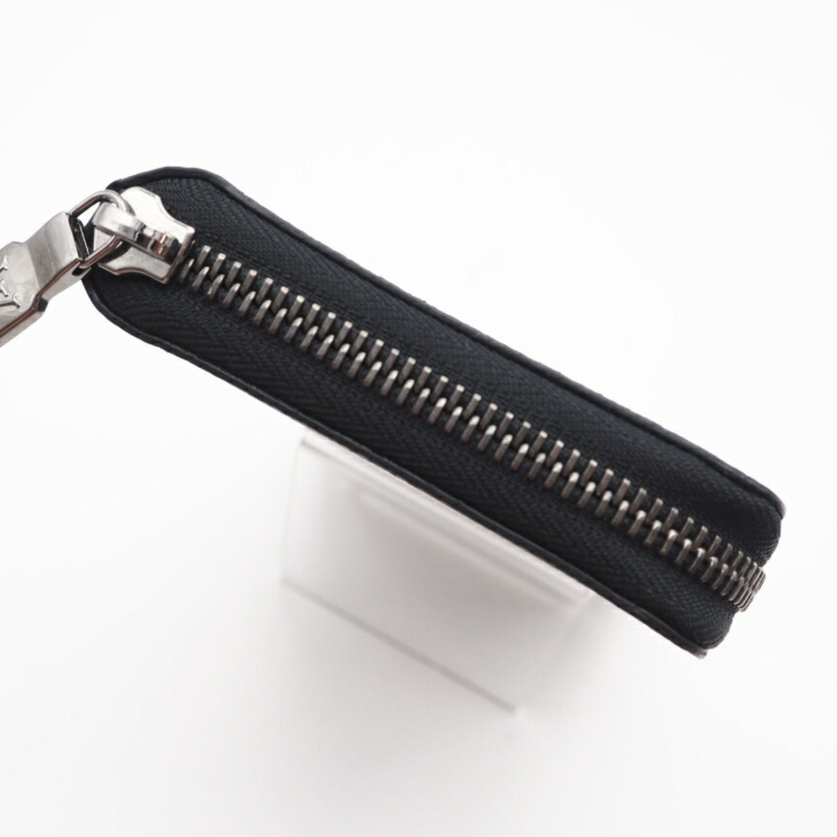 Louis Vuitton Black Gray Coated Canvas Long Wallet (Bi-Fold) (Pre-Owned)