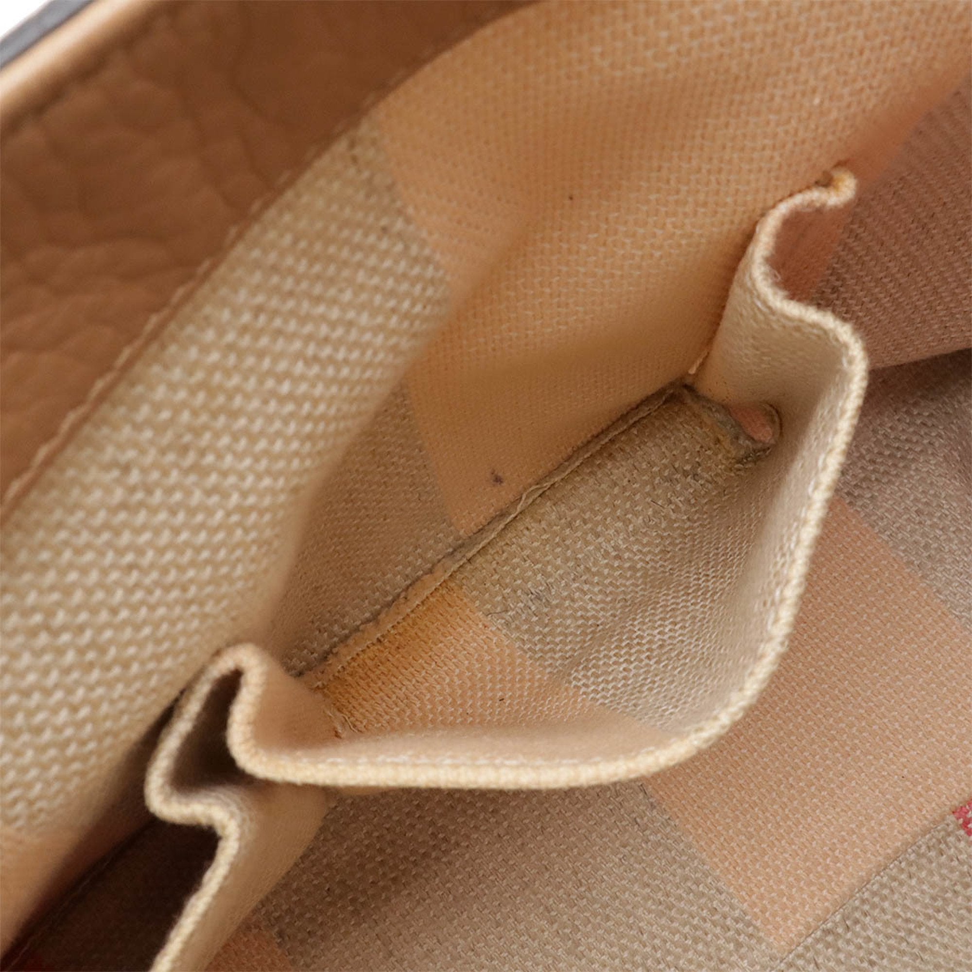 Gucci Beige Bamboo Leather Handbag Shoulder Bag (Pre-Owned)