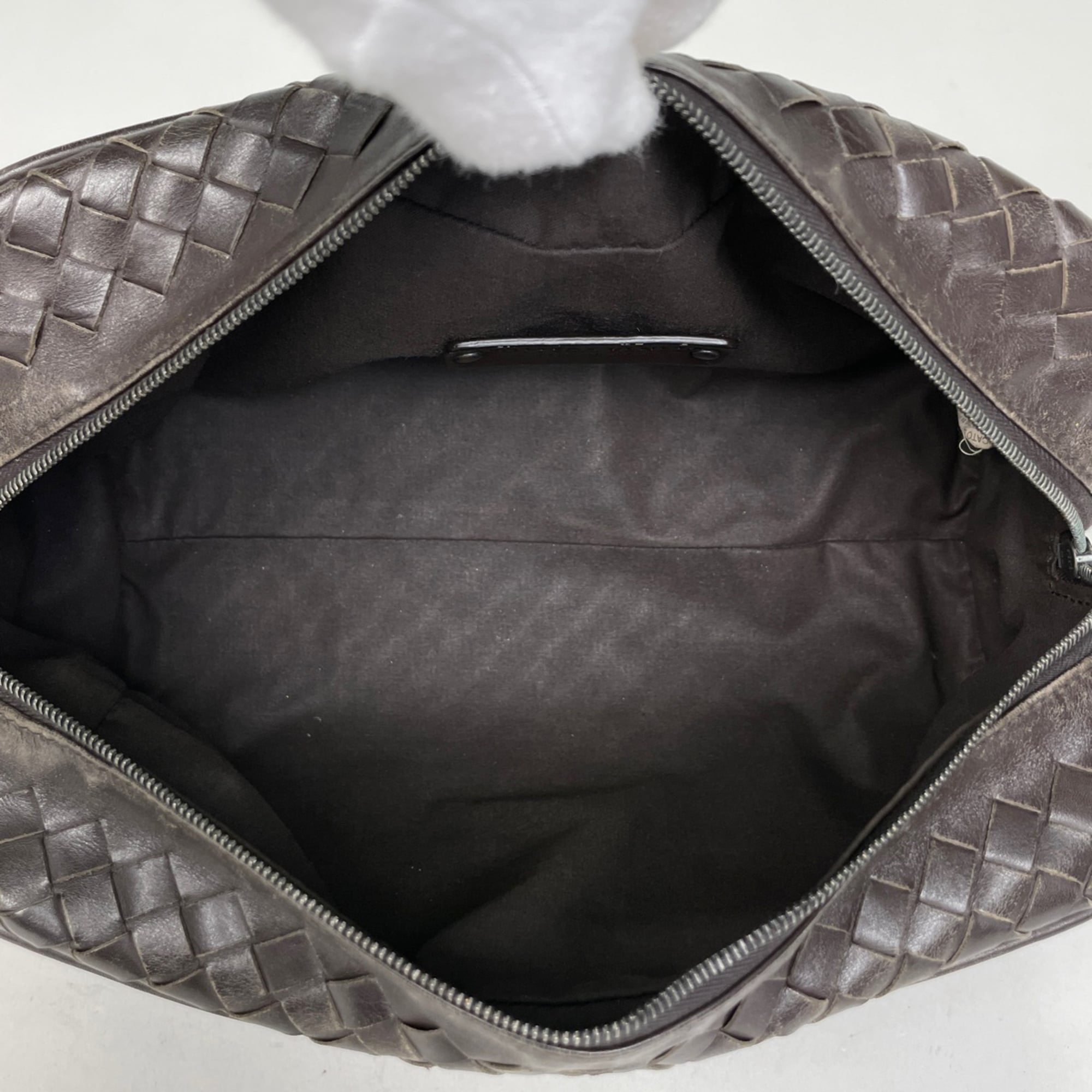 Bottega Veneta Intrecciato Brown Leather Handbag (Pre-Owned)