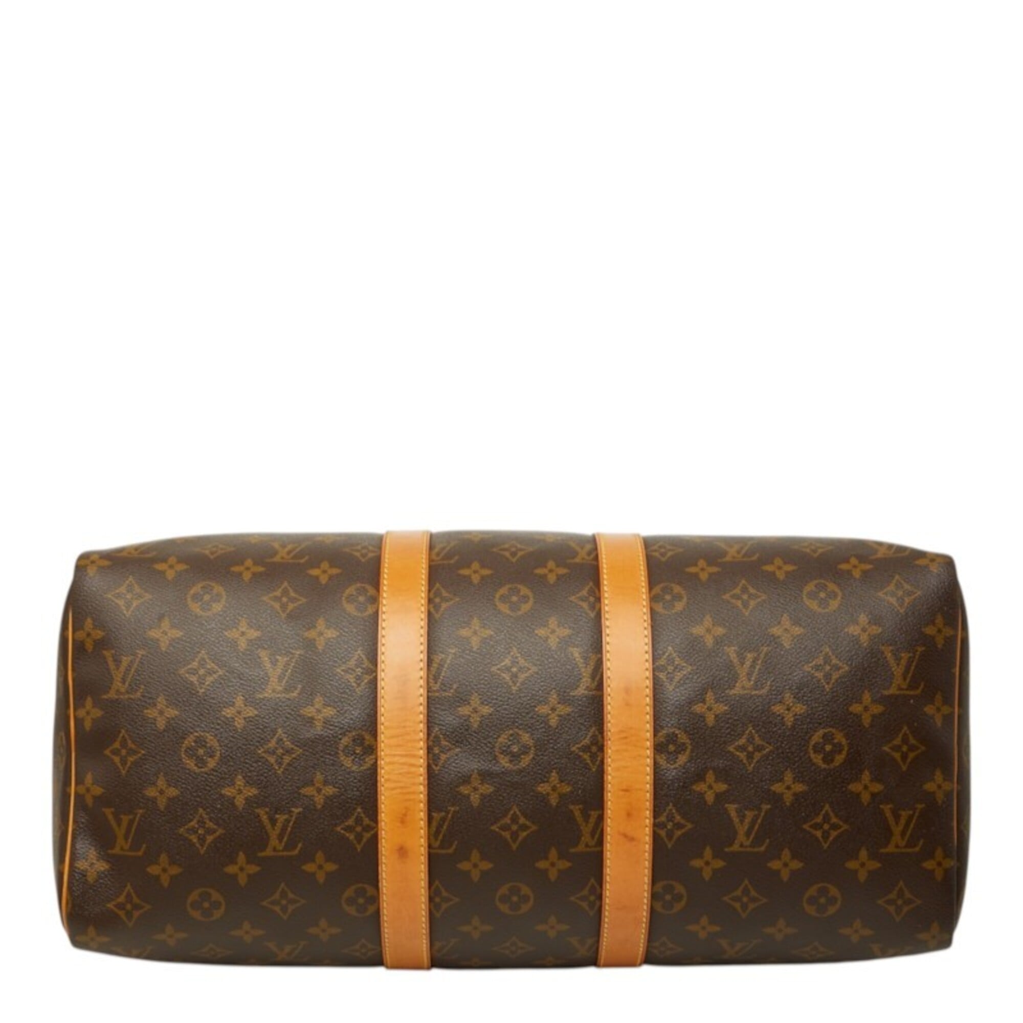 Louis Vuitton Brown Monogram Pvc Leather Boston Bag Handbag (Pre-Owned)