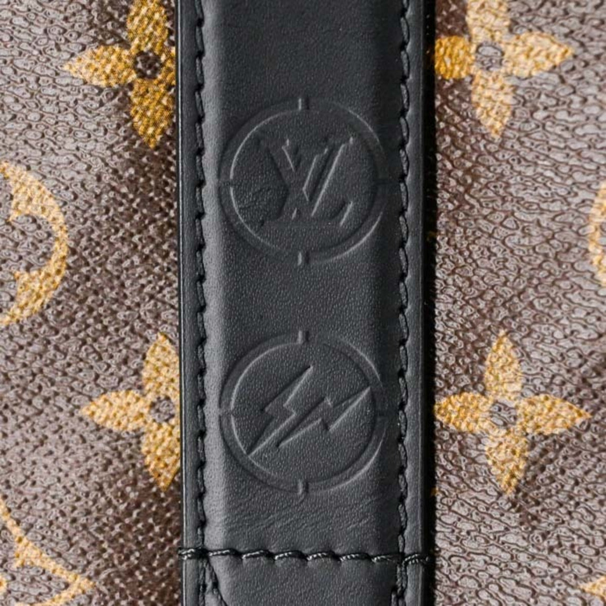 Louis Vuitton Brown Monogram Macassar Canvas Pouch Tote Bag (Pre-Owned)