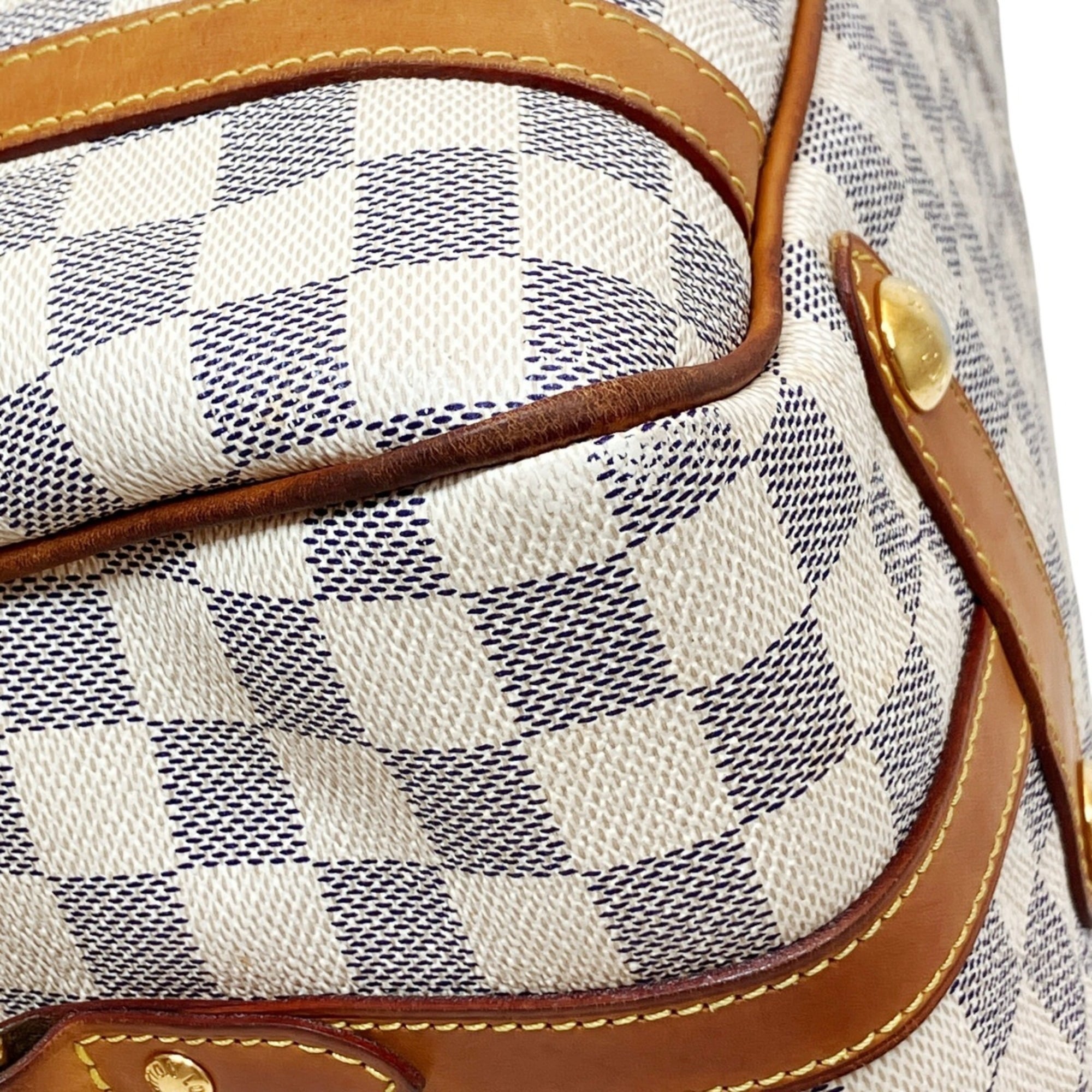 Louis Vuitton Damier Azur White Damier Canvas Tote Bag (Pre-Owned)