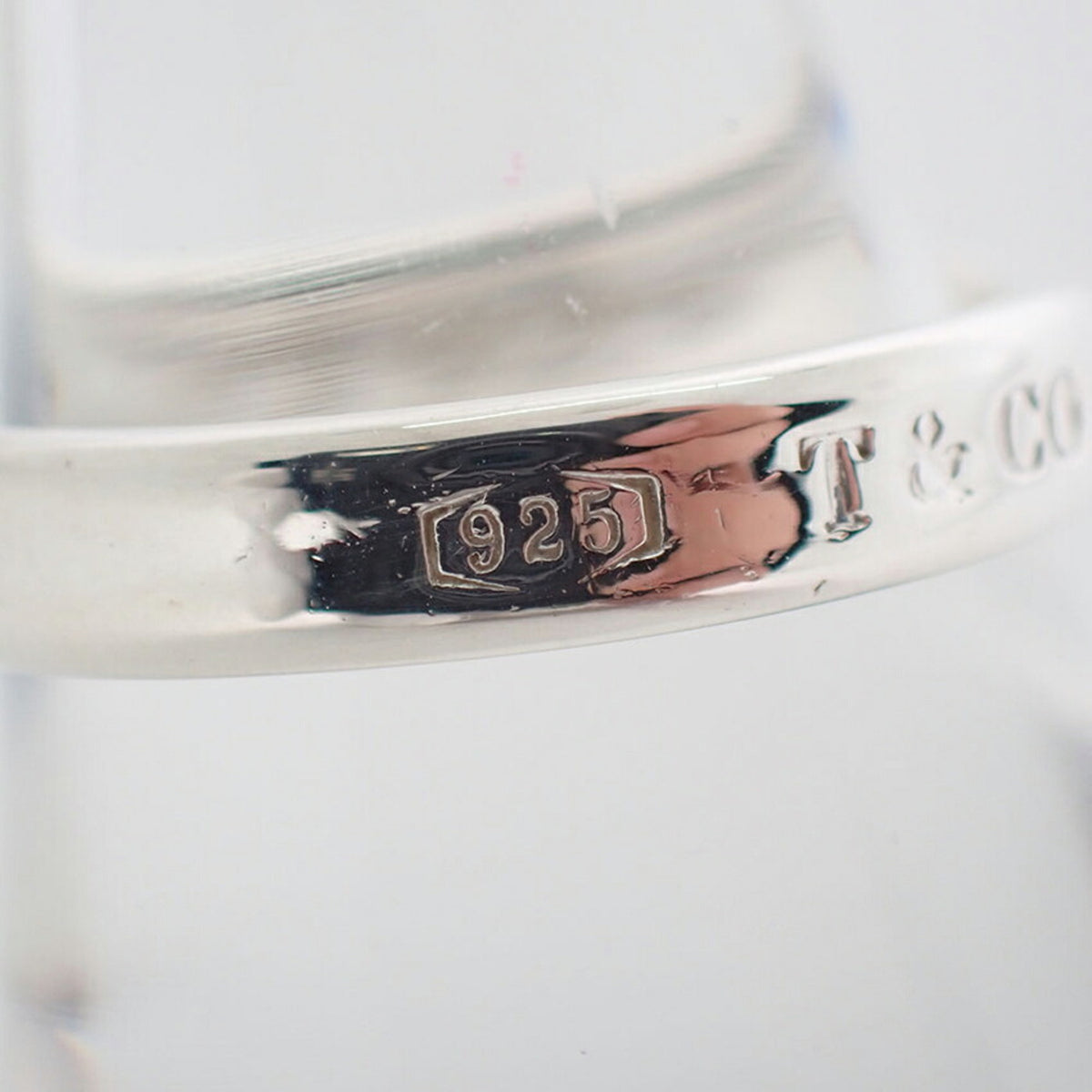 Tiffany Sterling Silver 925 Band Ring (Pre-Owned)