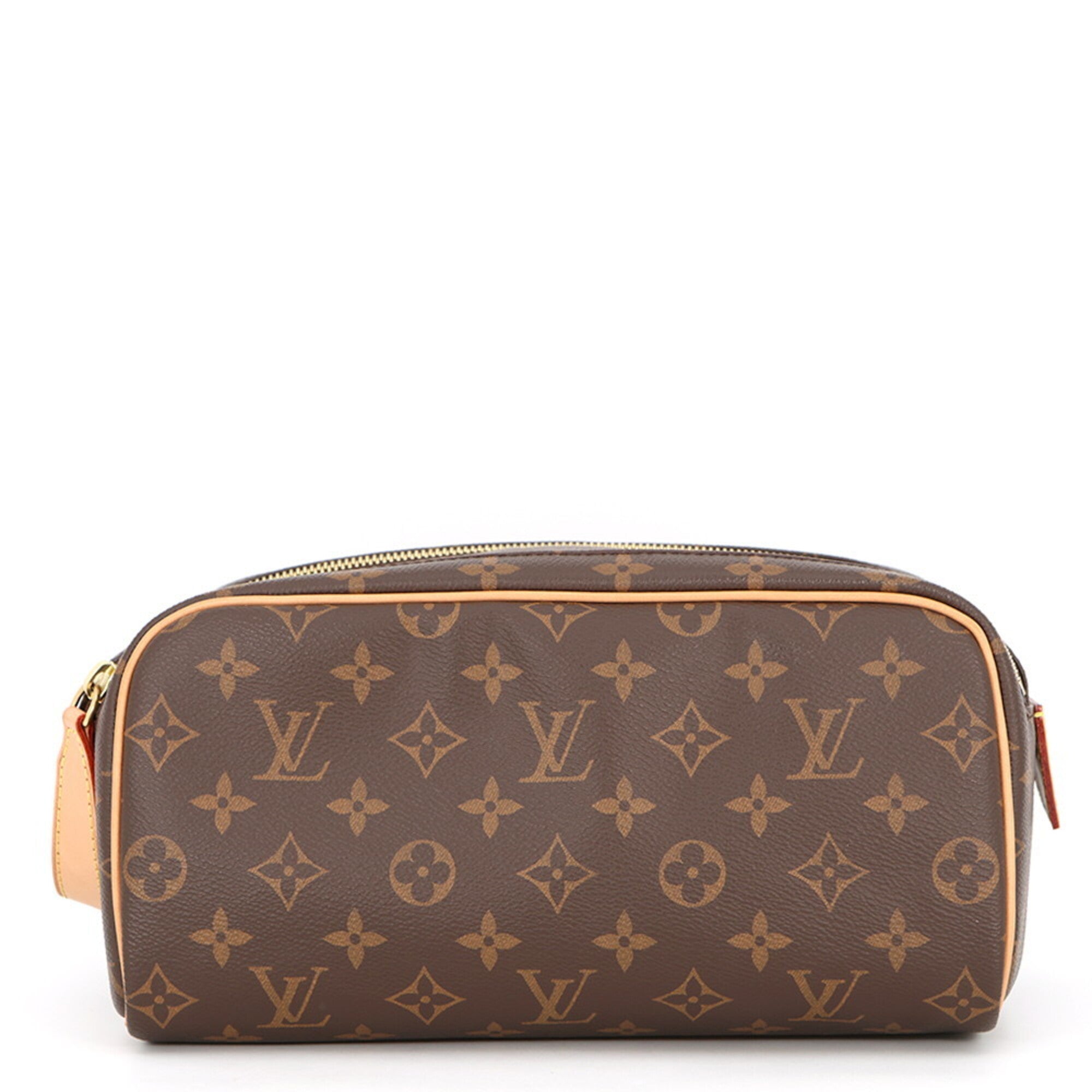 Louis Vuitton Brown Monogram Monogram Clutch Bag Handbag Pouch (Pre-Owned)