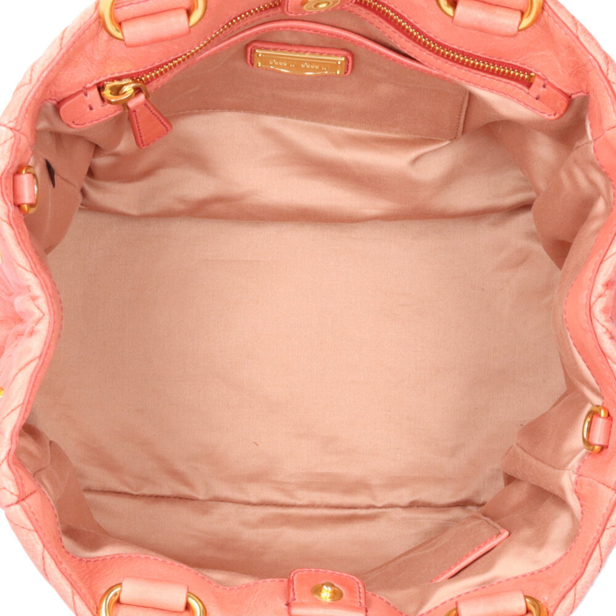 Miu Miu Pink Leather Shoulder Bag (Pre-Owned)