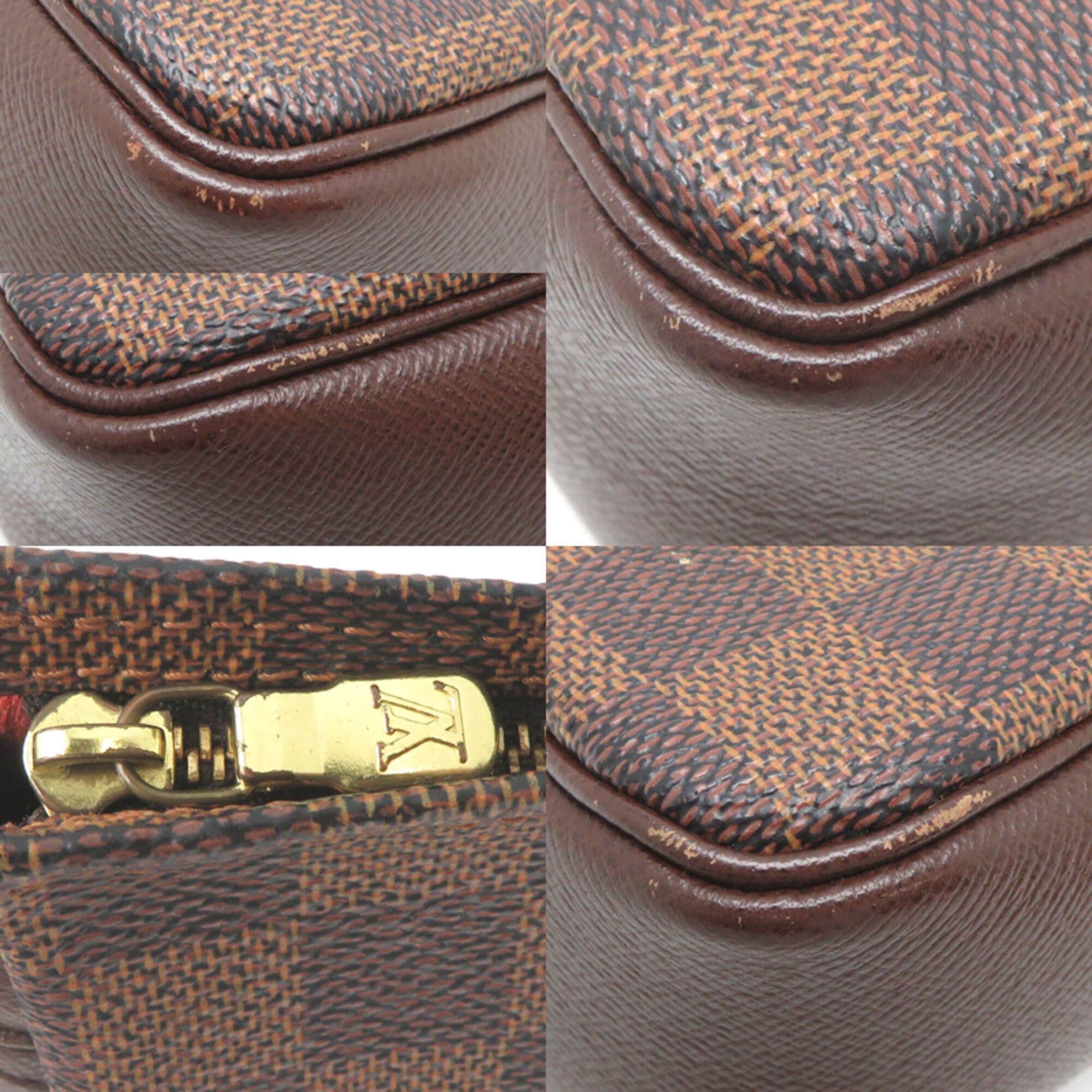 Louis Vuitton Brown Damier Canvas Damier Canvas Handbag (Pre-Owned)