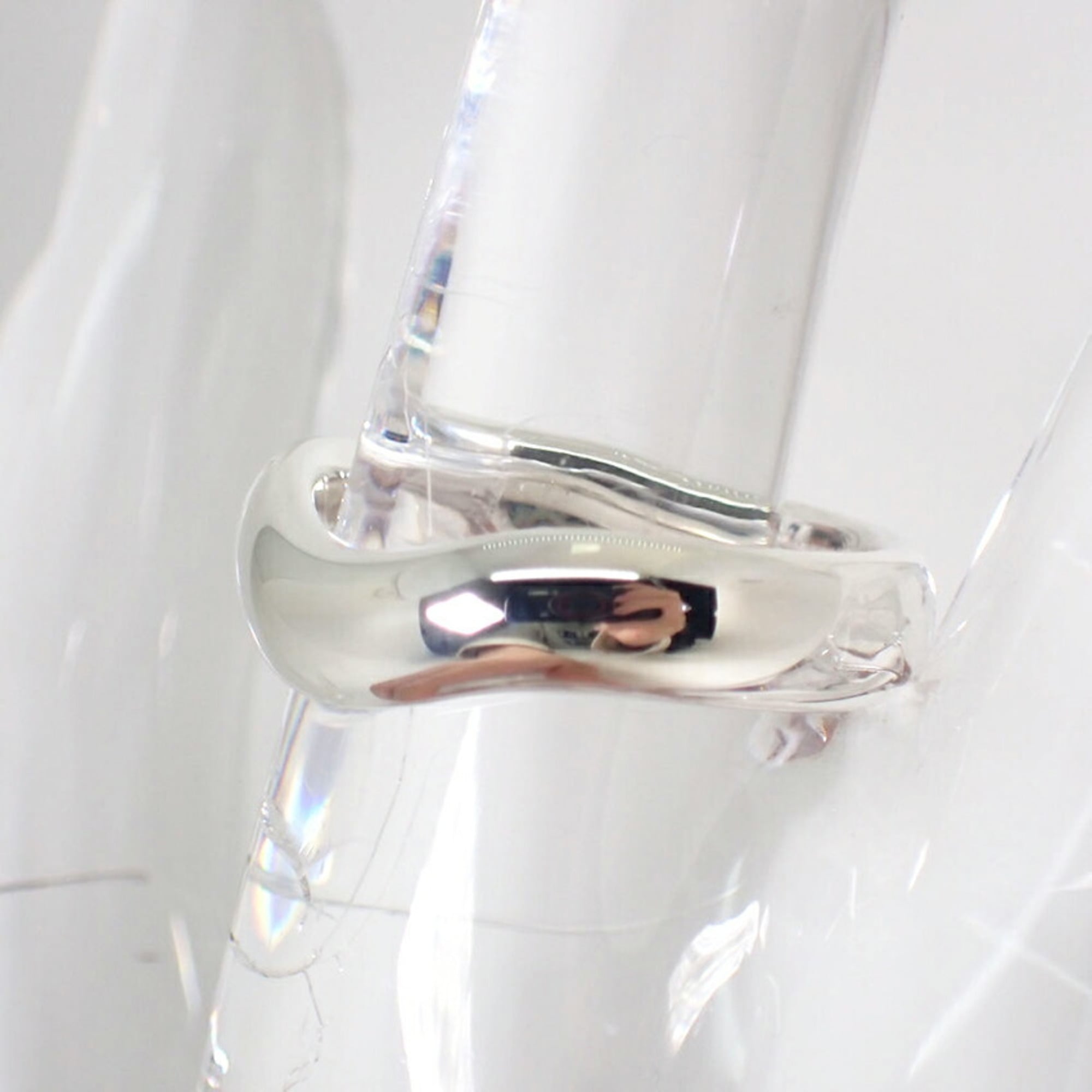 Tiffany Silver Sterling Silver 925 Band Ring (Pre-Owned)