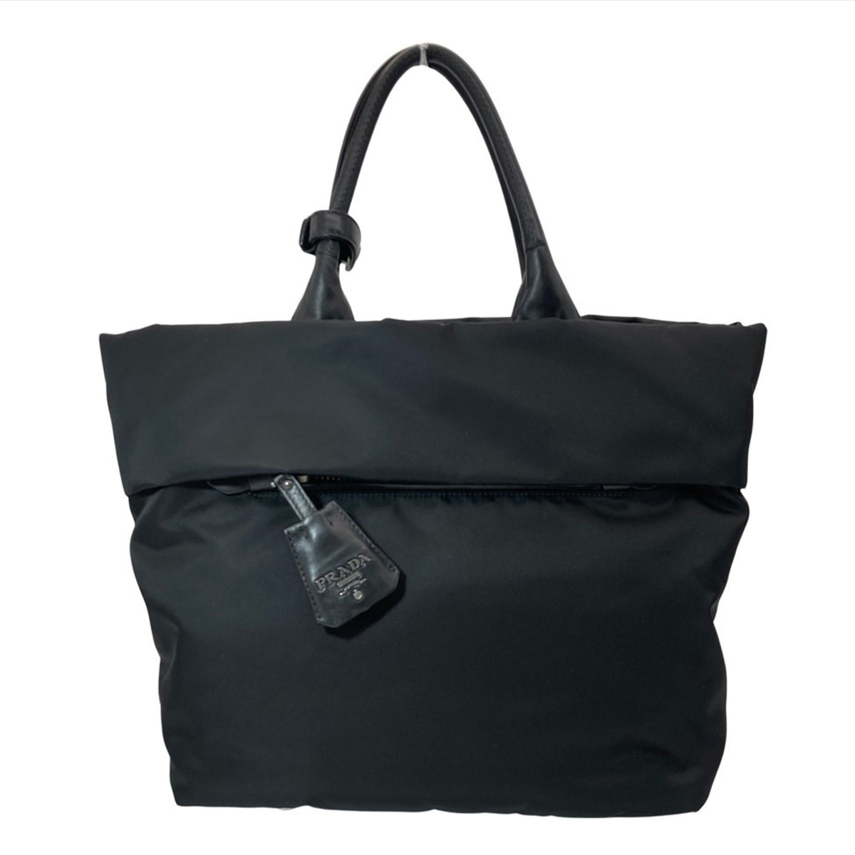 Prada Black Nylon Shoulder Bag (Pre-Owned)