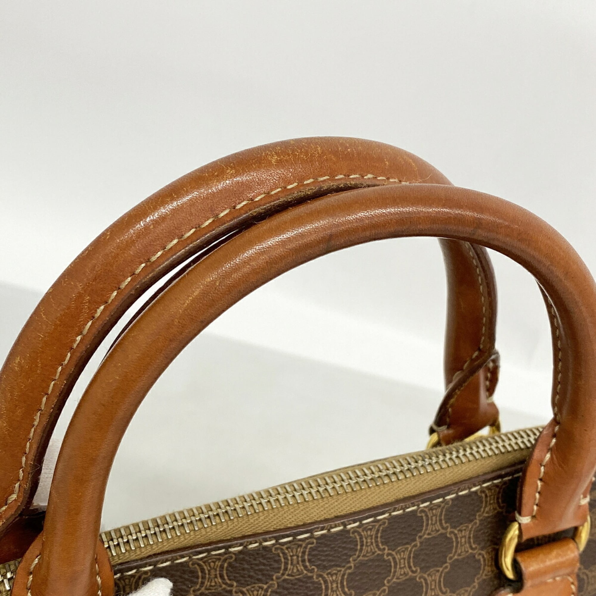 Celine Brown Pvc Handbag (Pre-Owned)