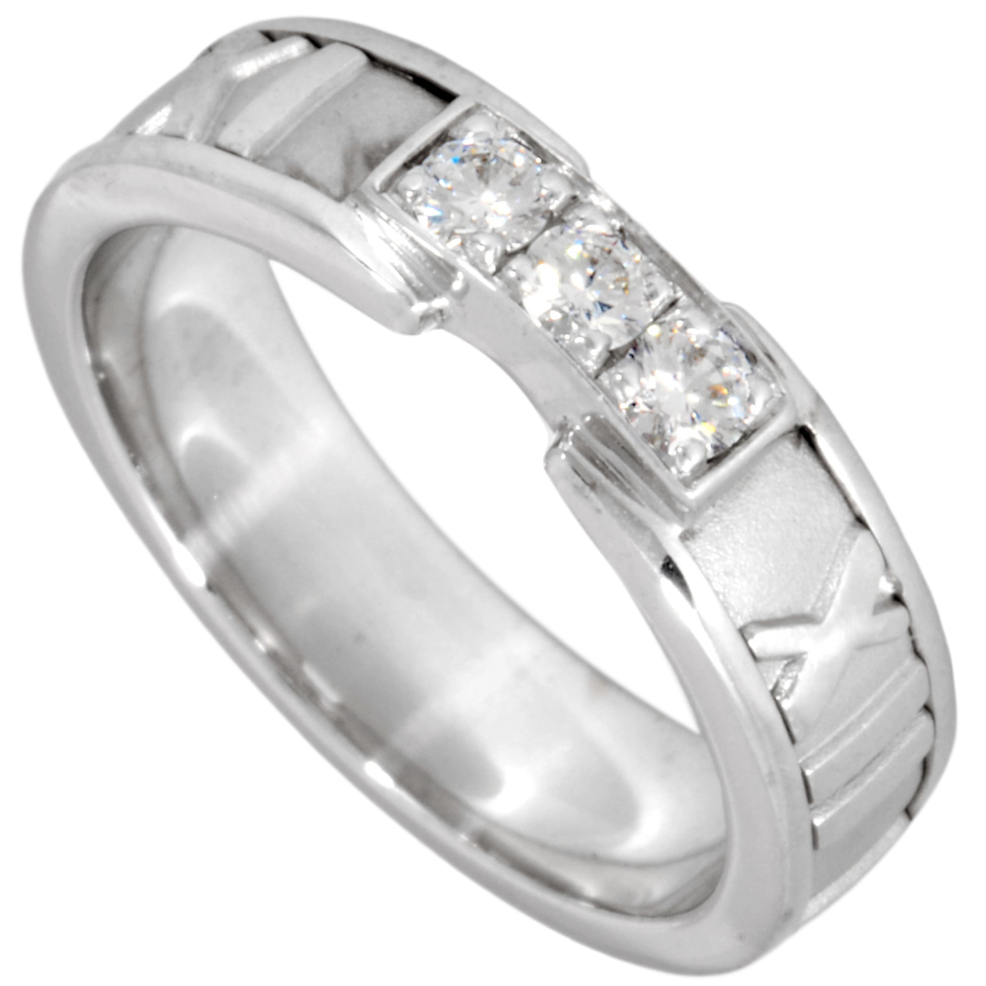 Tiffany White Gold (18K) Band Ring (Pre-Owned)