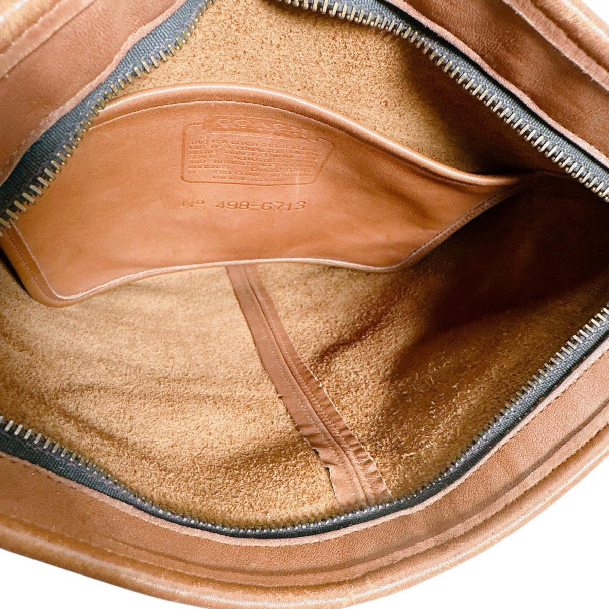 Coach Brown Leather Handbag Shoulder Bag (Pre-Owned)