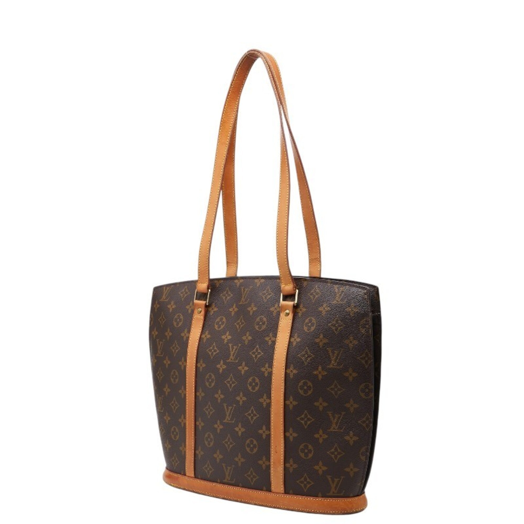 Louis Vuitton Brown Pvc Leather Shoulder Bag Tote Bag (Pre-Owned)