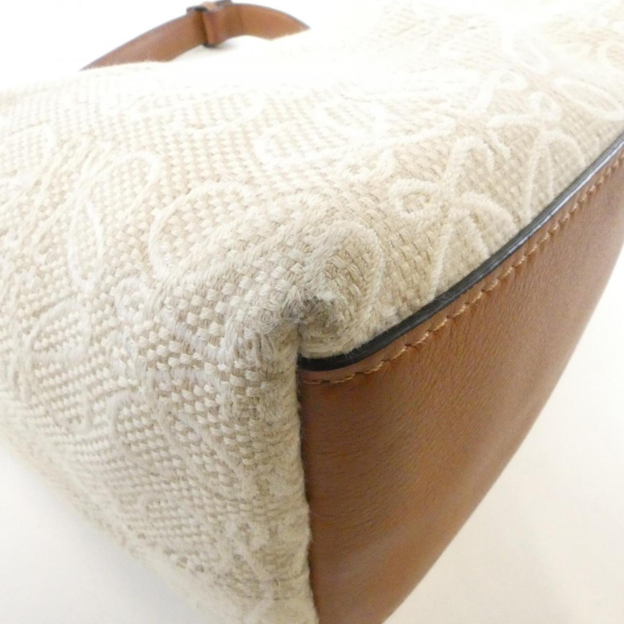Loewe Beige Canvas Handbag (Pre-Owned)
