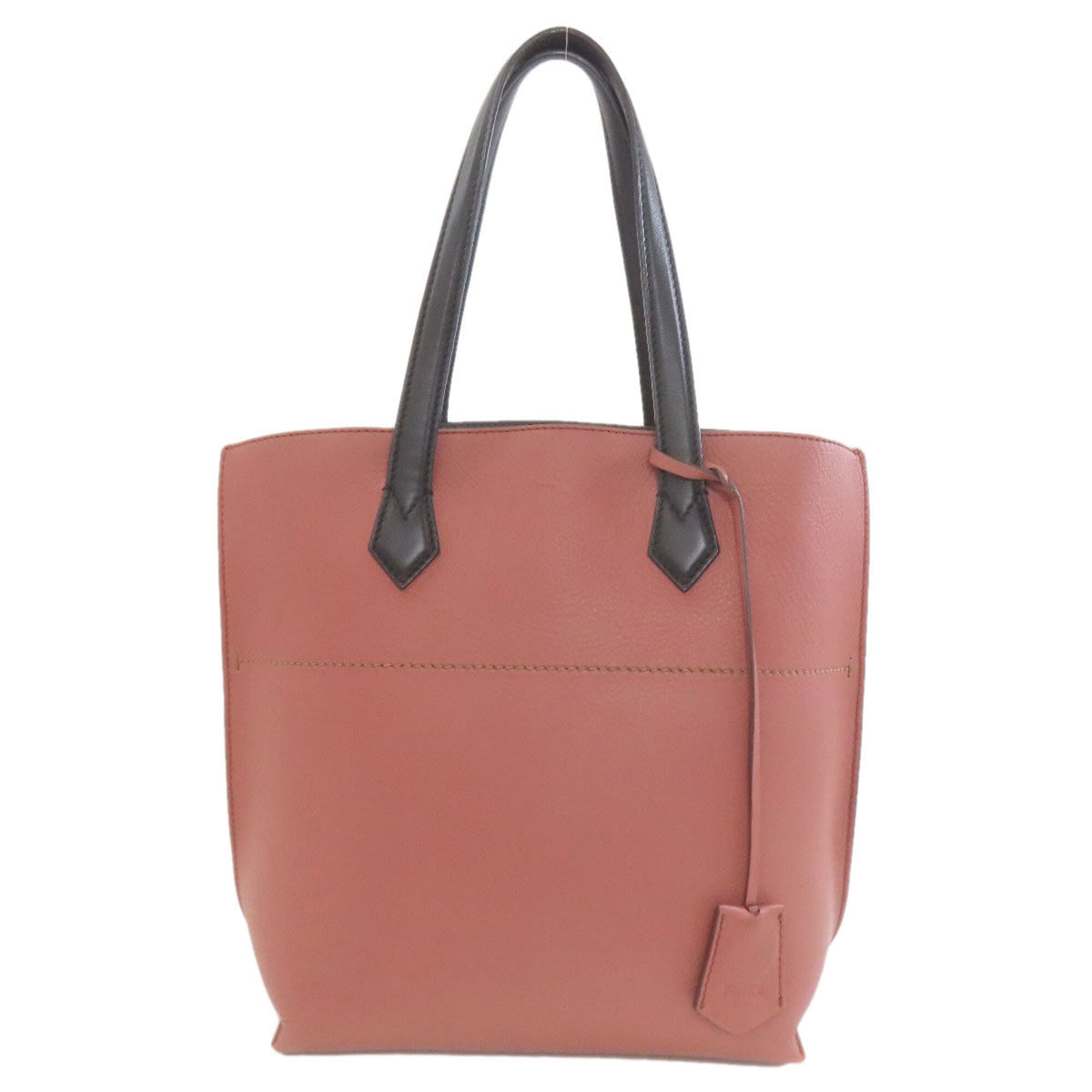 Fendi Pink Leather Tote Bag (Pre-Owned)