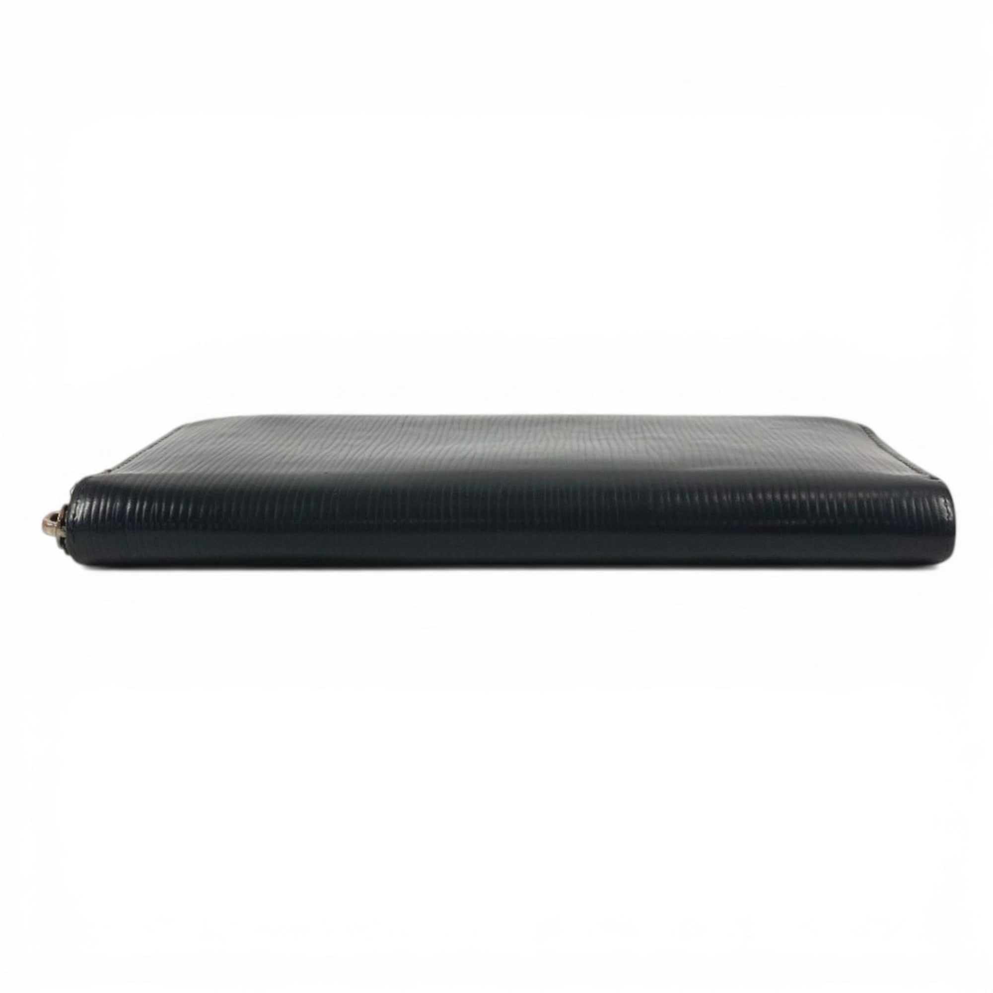 Louis Vuitton Epi Black Noir Epi Leather Long Wallet (Bi-Fold) (Pre-Owned)