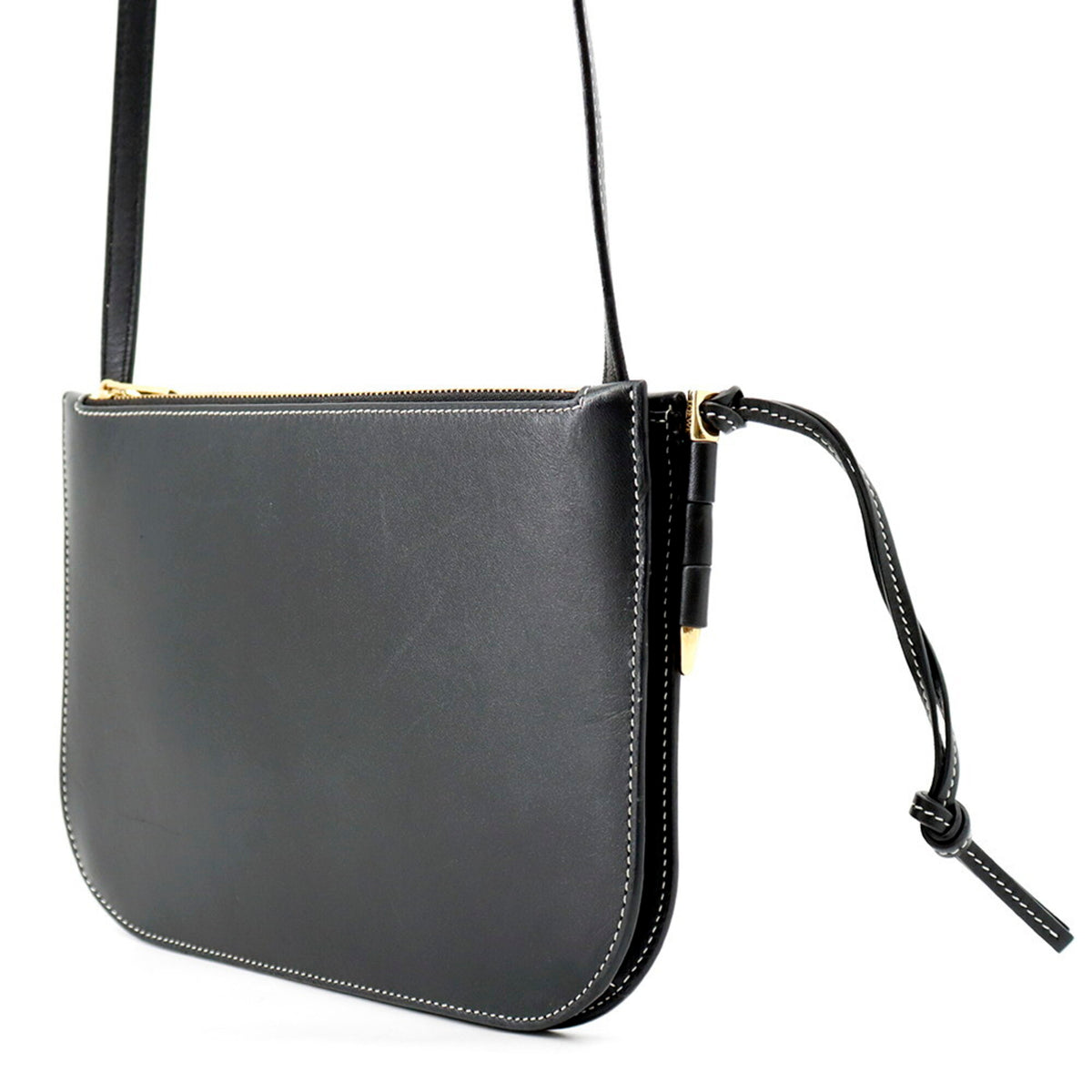 Loewe Black Leather Handbag Shoulder Bag (Pre-Owned)