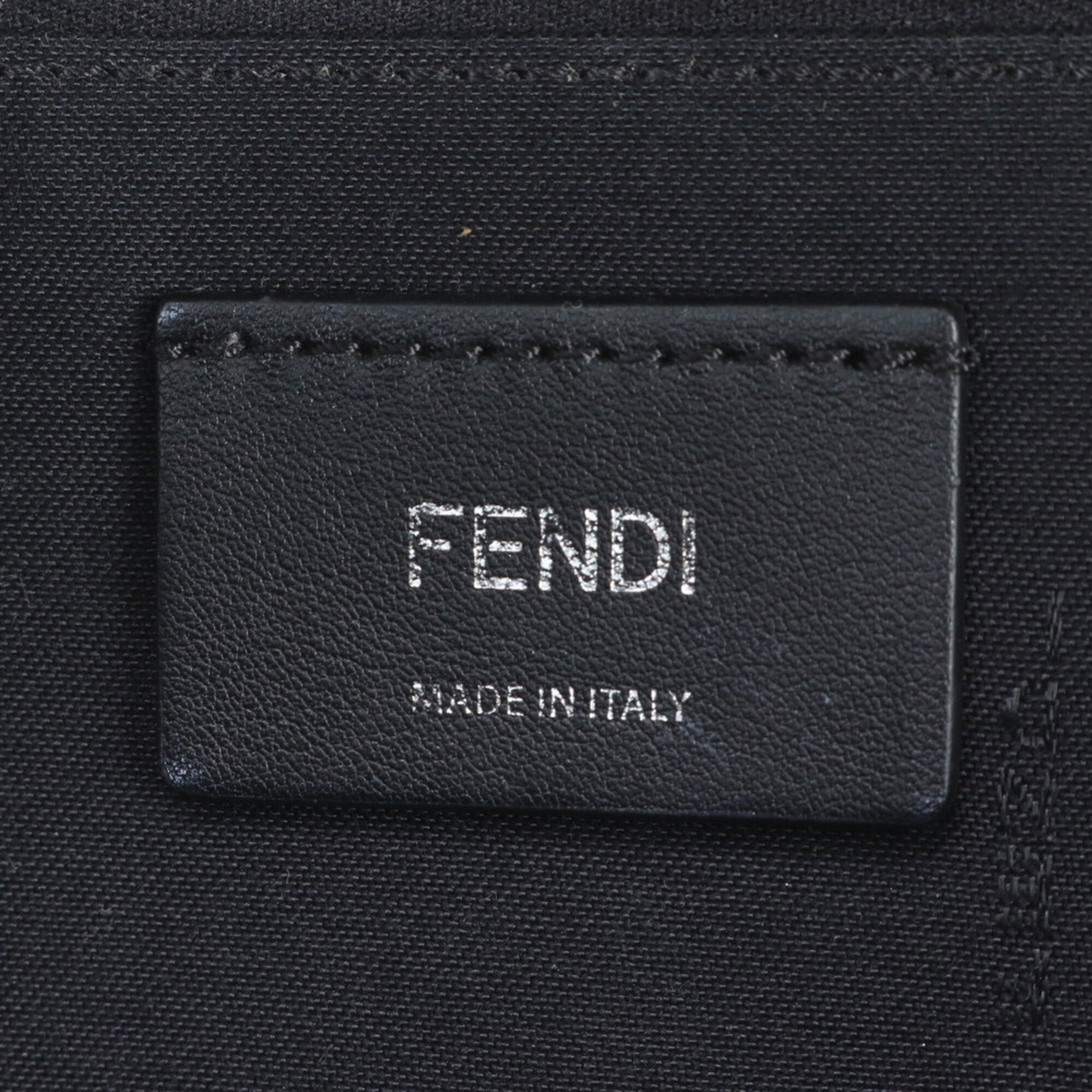 Fendi Black Leather Backpack (Pre-Owned)