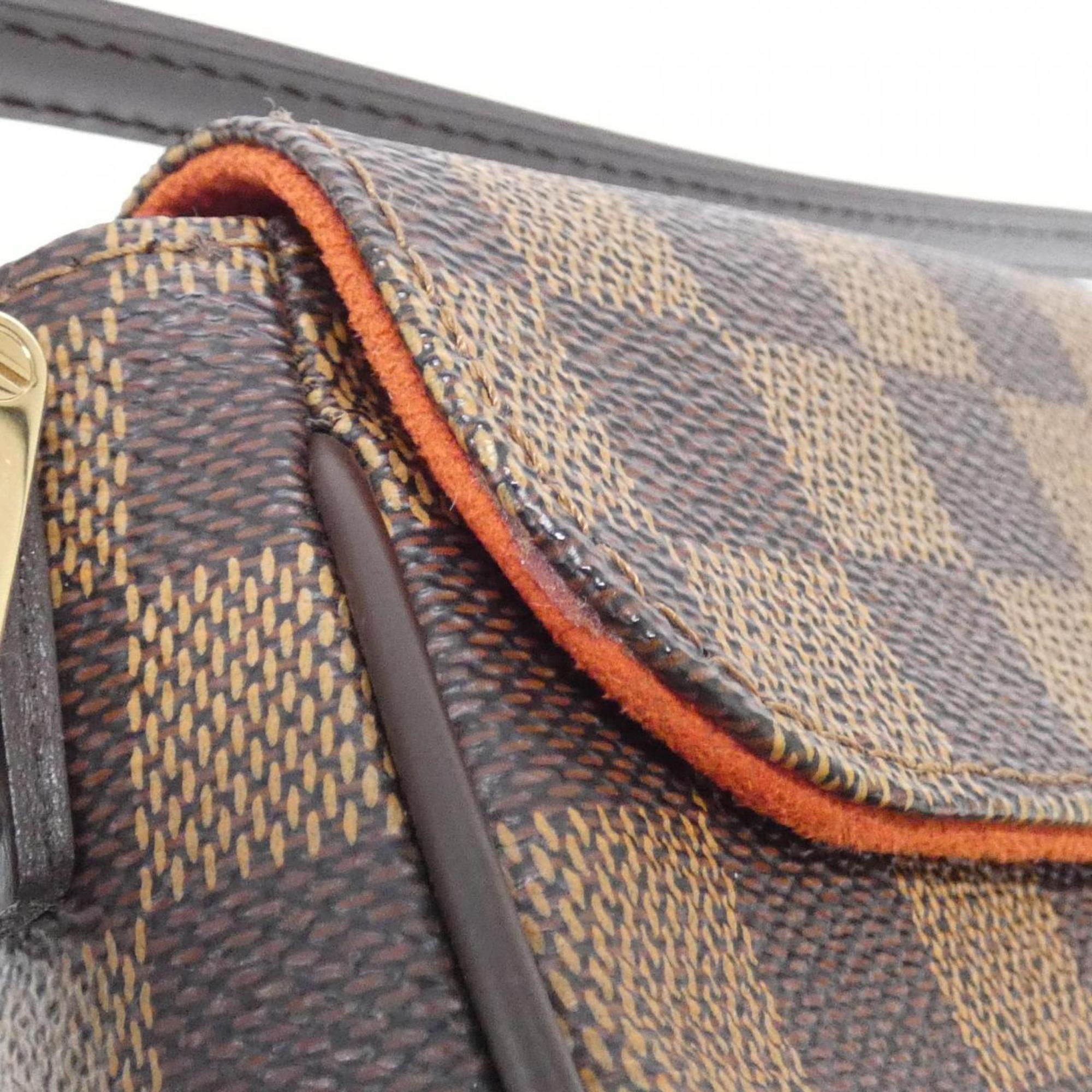 Louis Vuitton Ebene Coated Canvas Shoulder Bag (Pre-Owned)