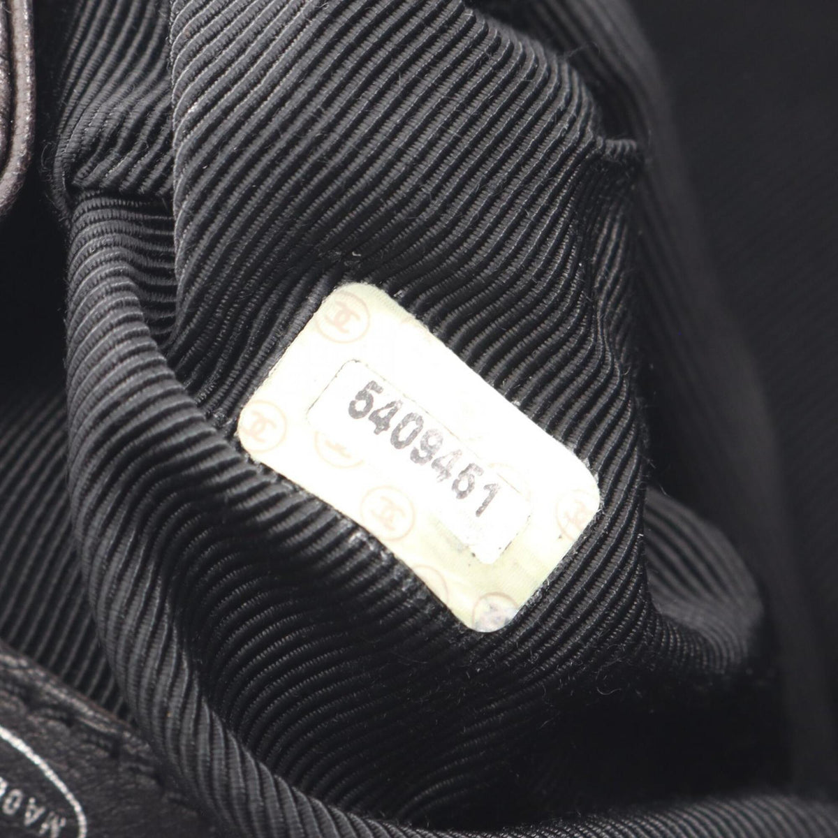 Chanel Black Leather Backpack Handbag (Pre-Owned)