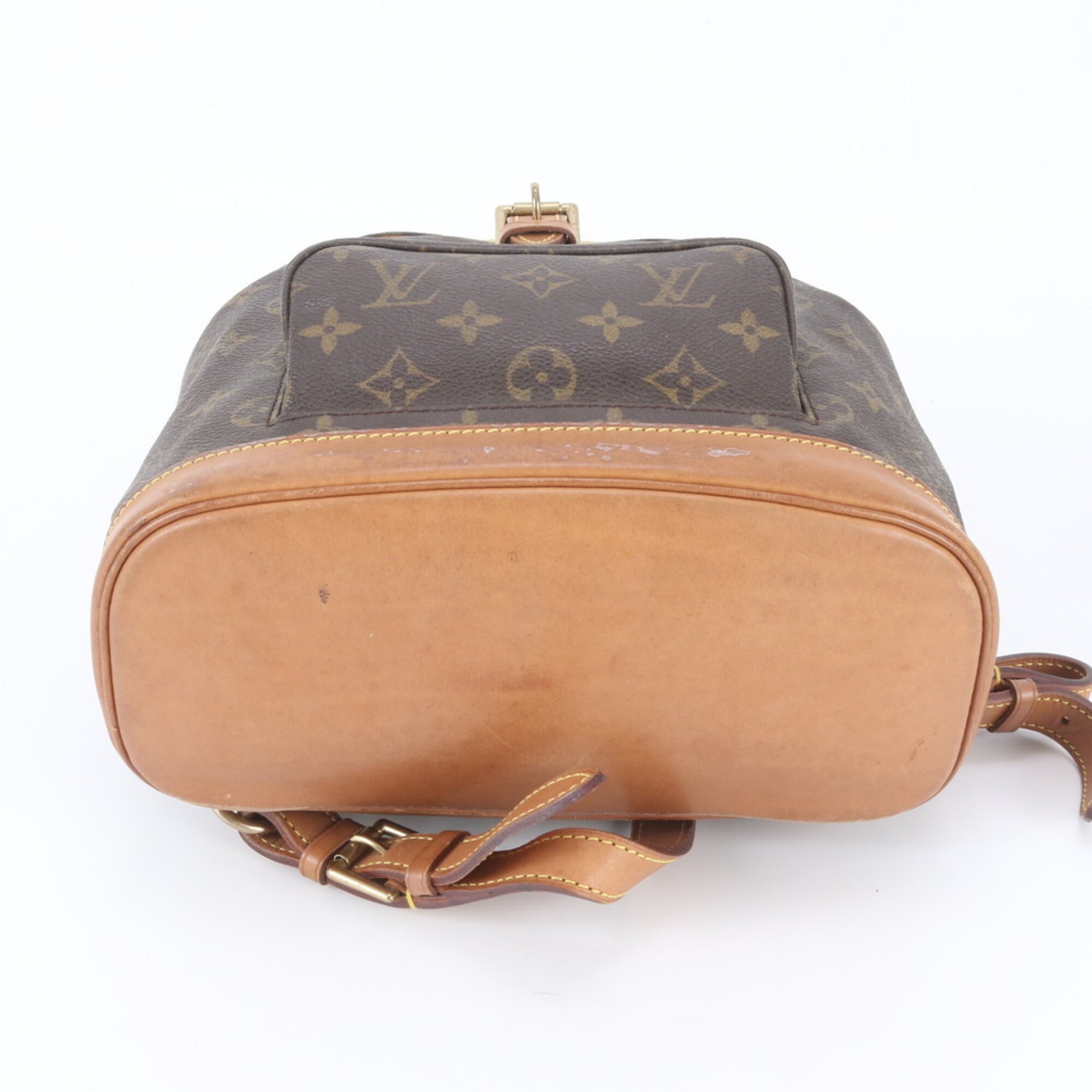 Louis Vuitton Brown Monogram White Monogram Backpack Handbag (Pre-Owned)