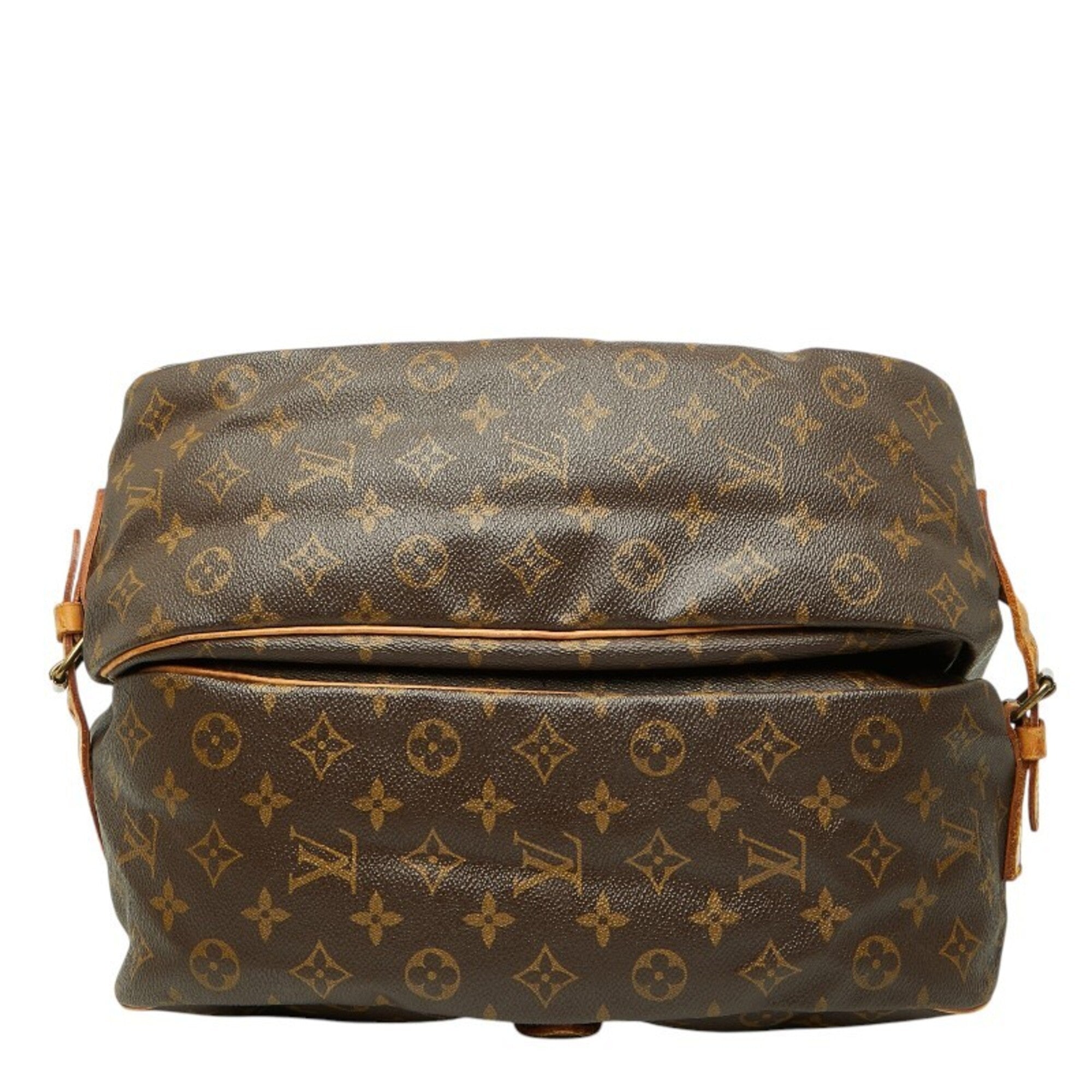 Louis Vuitton Brown Pvc Leather Shoulder Bag (Pre-Owned)
