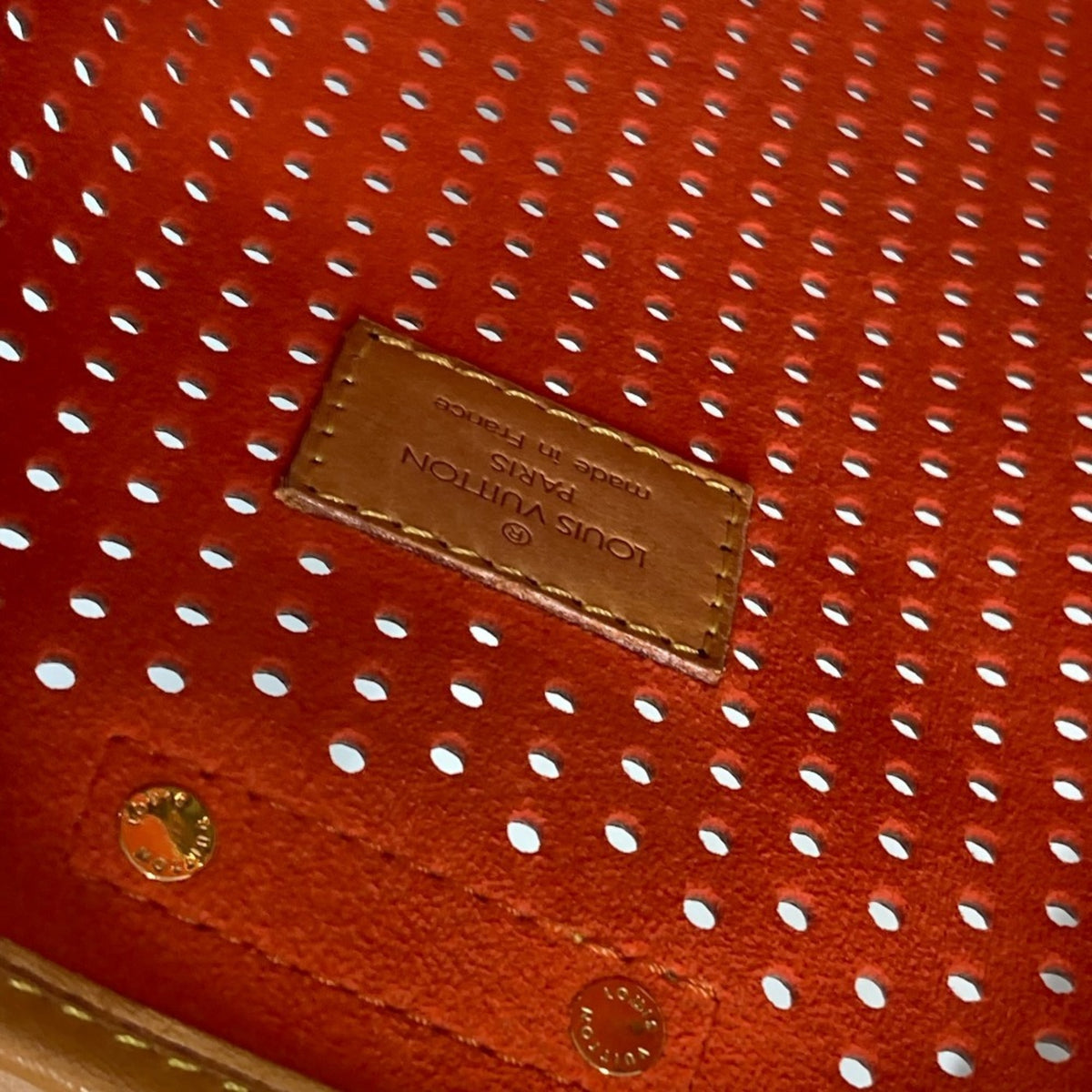Louis Vuitton Brown Orange Monogram Shoulder Bag (Pre-Owned)