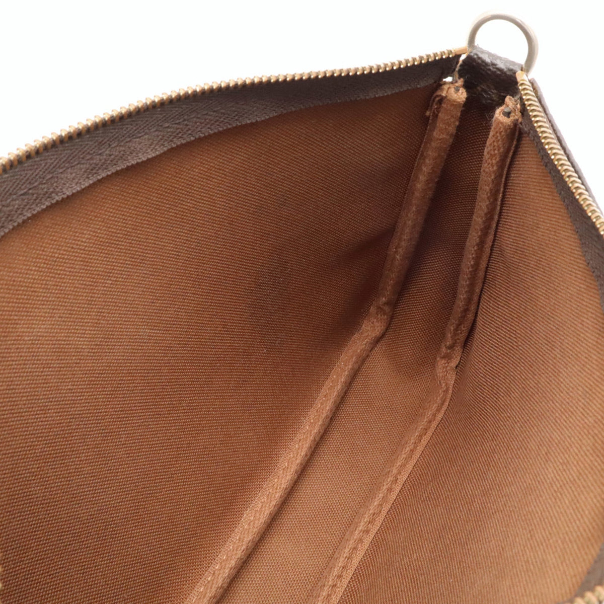 Louis Vuitton Brown Monogram Canvas Pvc Handbag Pochette Pouch (Pre-Owned)