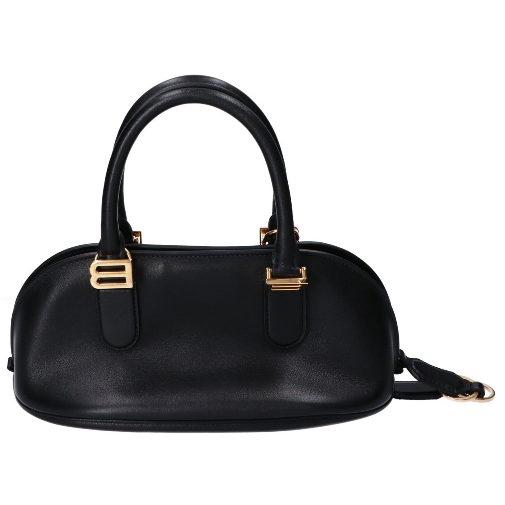 Balenciaga Black Leather Shoulder Bag (Pre-Owned)