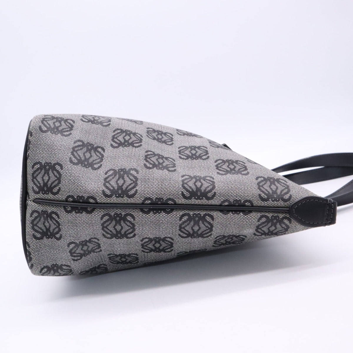 Loewe Dark Navy Leather Pvc Tote Bag (Pre-Owned)