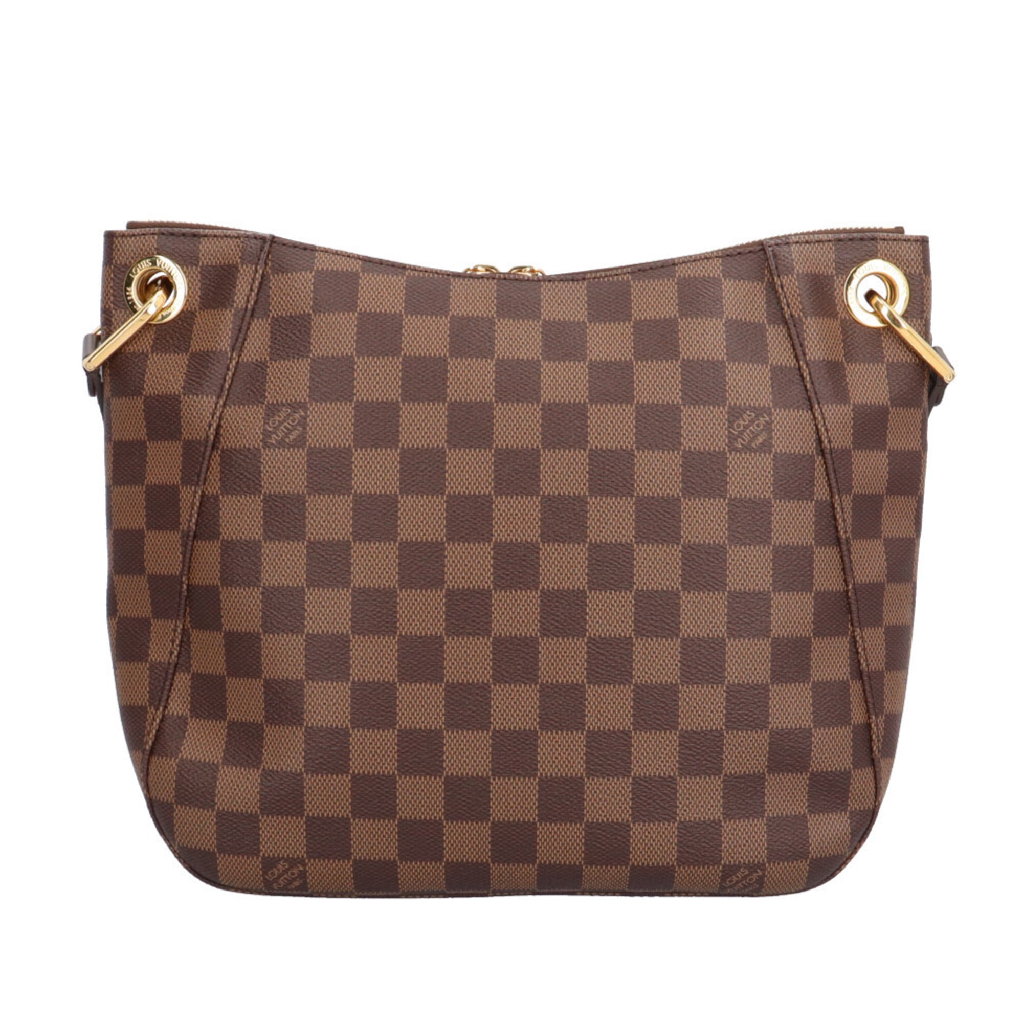 Louis Vuitton Damier Brown Red Color Damier Canvas Shoulder Bag (Pre-Owned)