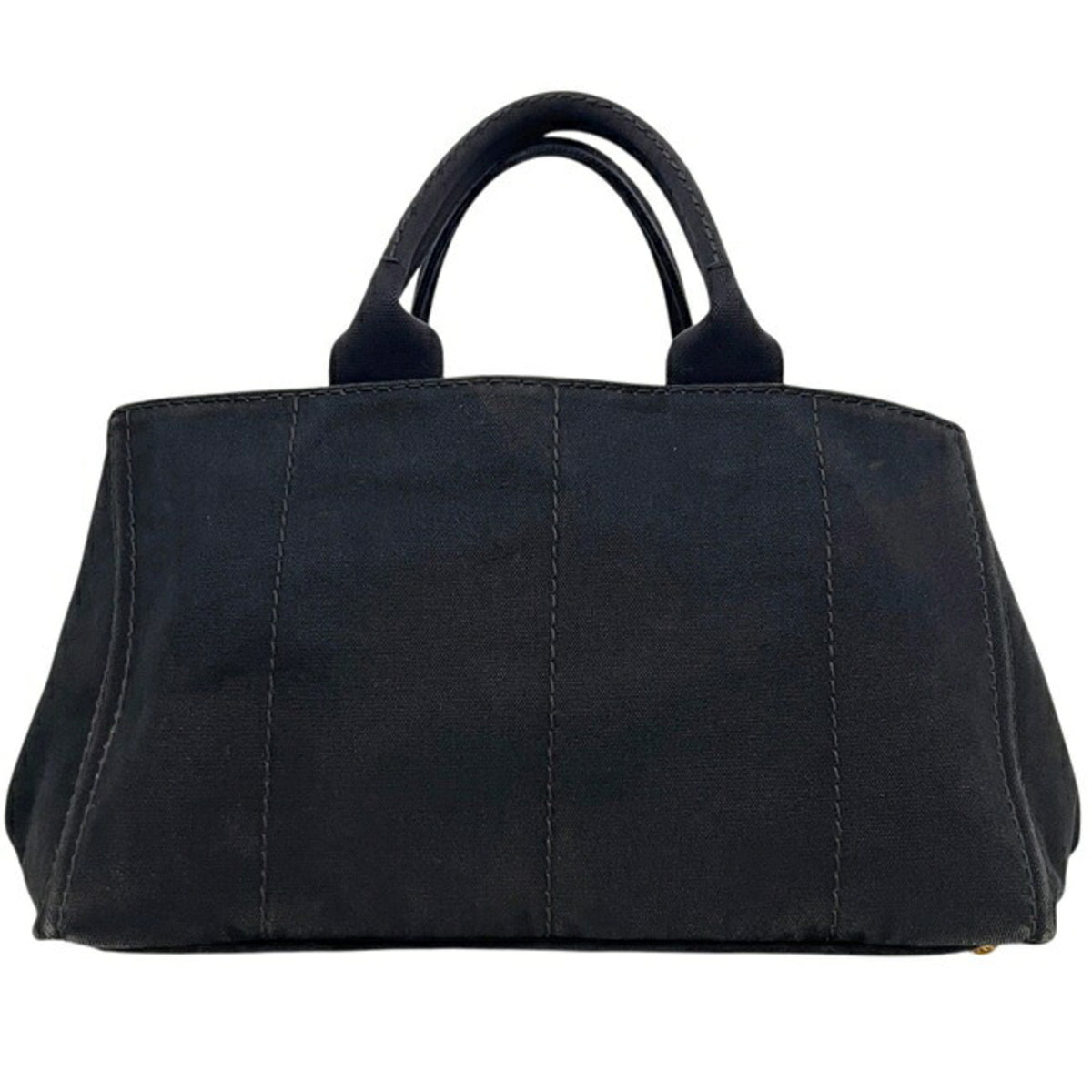 Prada Black Canvas Tote Bag (Pre-Owned)