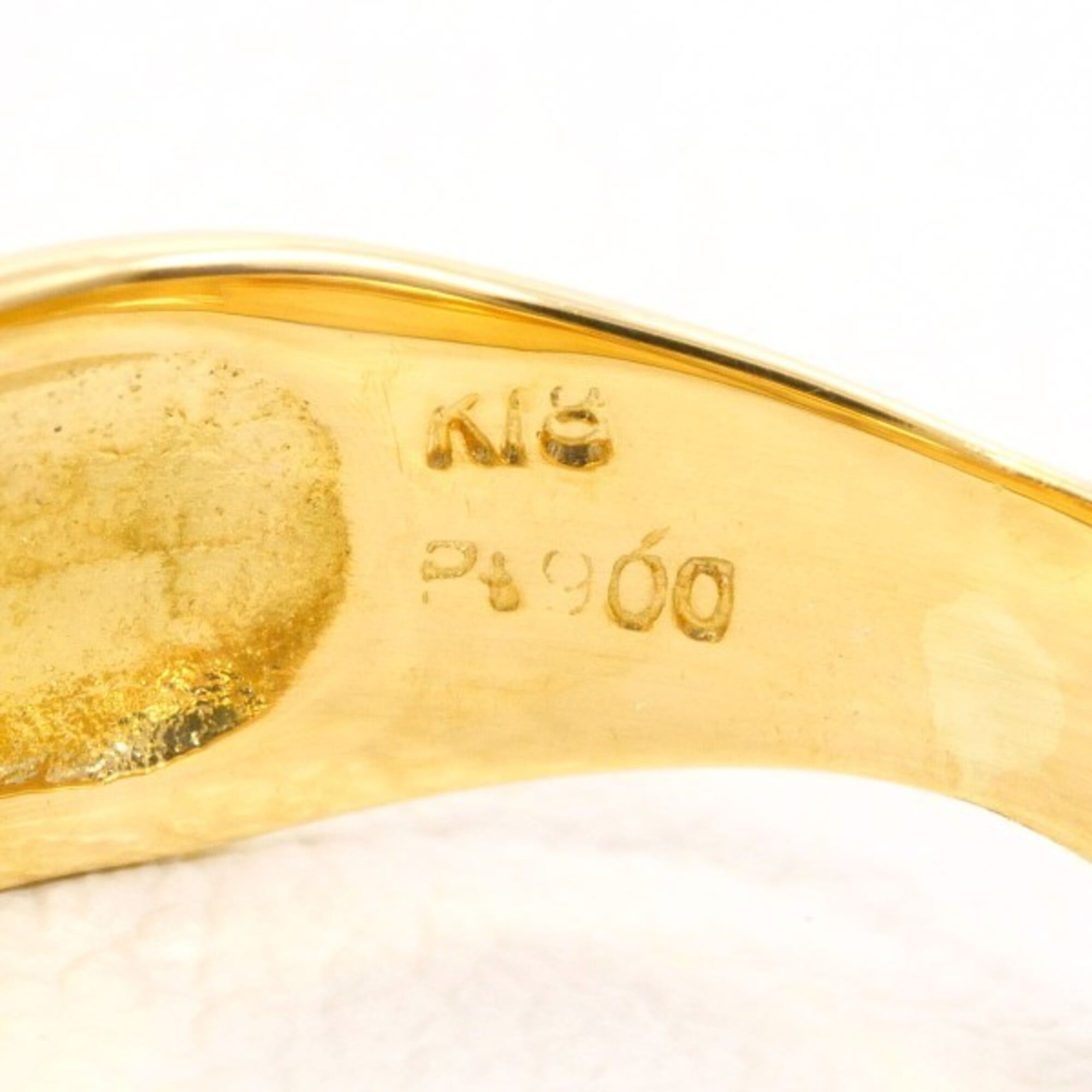 Unbranded Platinum Yellow Gold Yellow Gold (18K) Platinum 900 Band Ring (Pre-Owned)