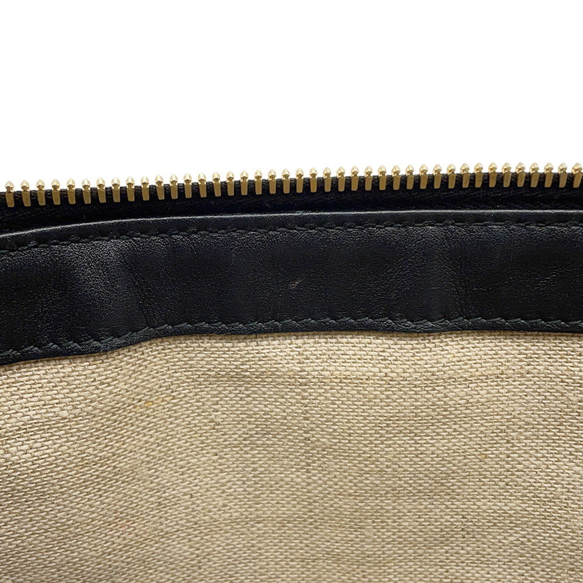 Gucci Black Leather Handbag Shoulder Bag Tote Bag (Pre-Owned)