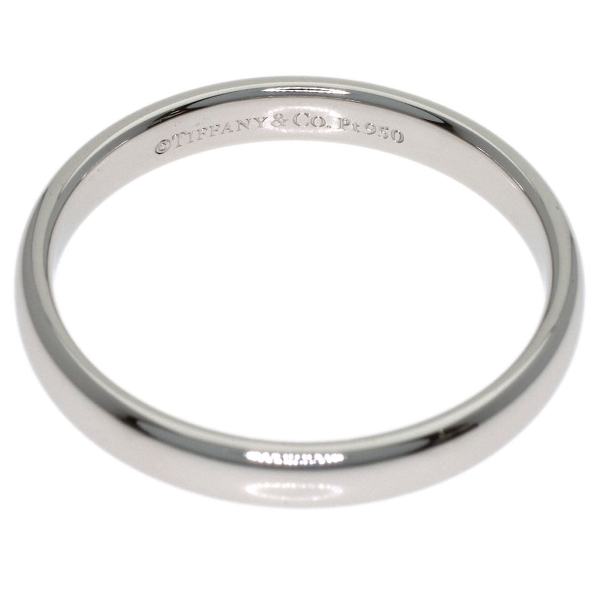 Tiffany Platinum 950 Band Ring (Pre-Owned)