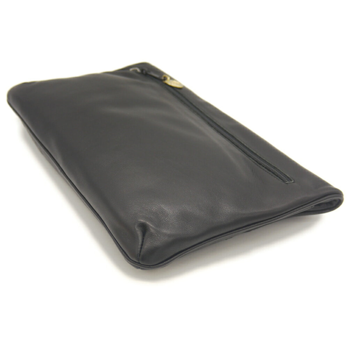 Celine Black Leather Clutch Bag (Pre-Owned)
