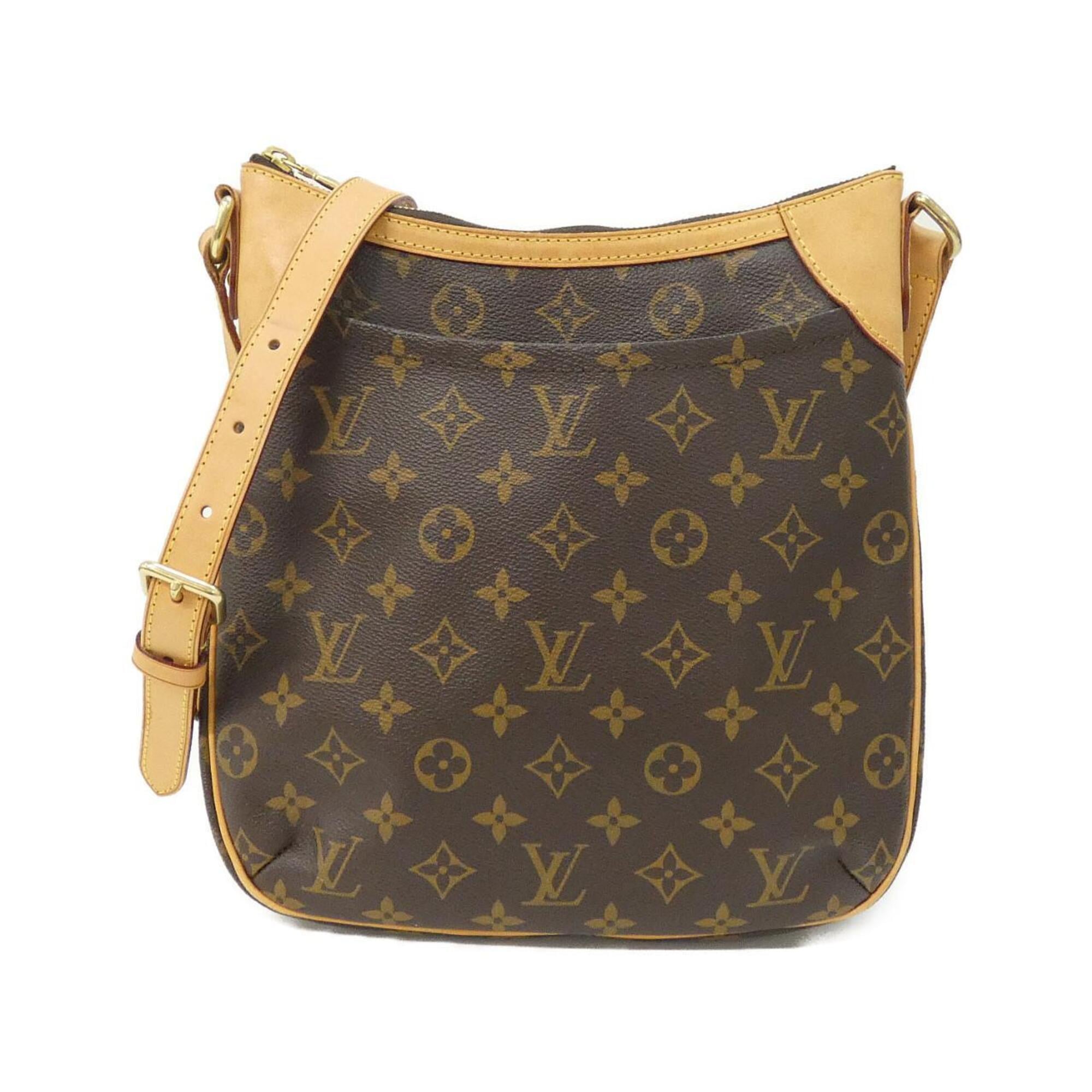Louis Vuitton Marron Coated Canvas Shoulder Bag (Pre-Owned)