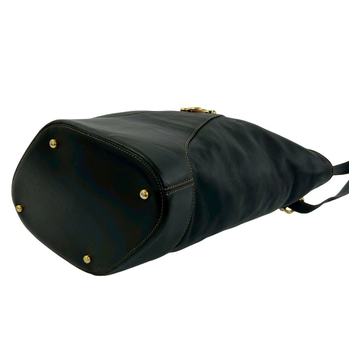 Loewe Black Leather Shoulder Bag Sling Bag (Pre-Owned)