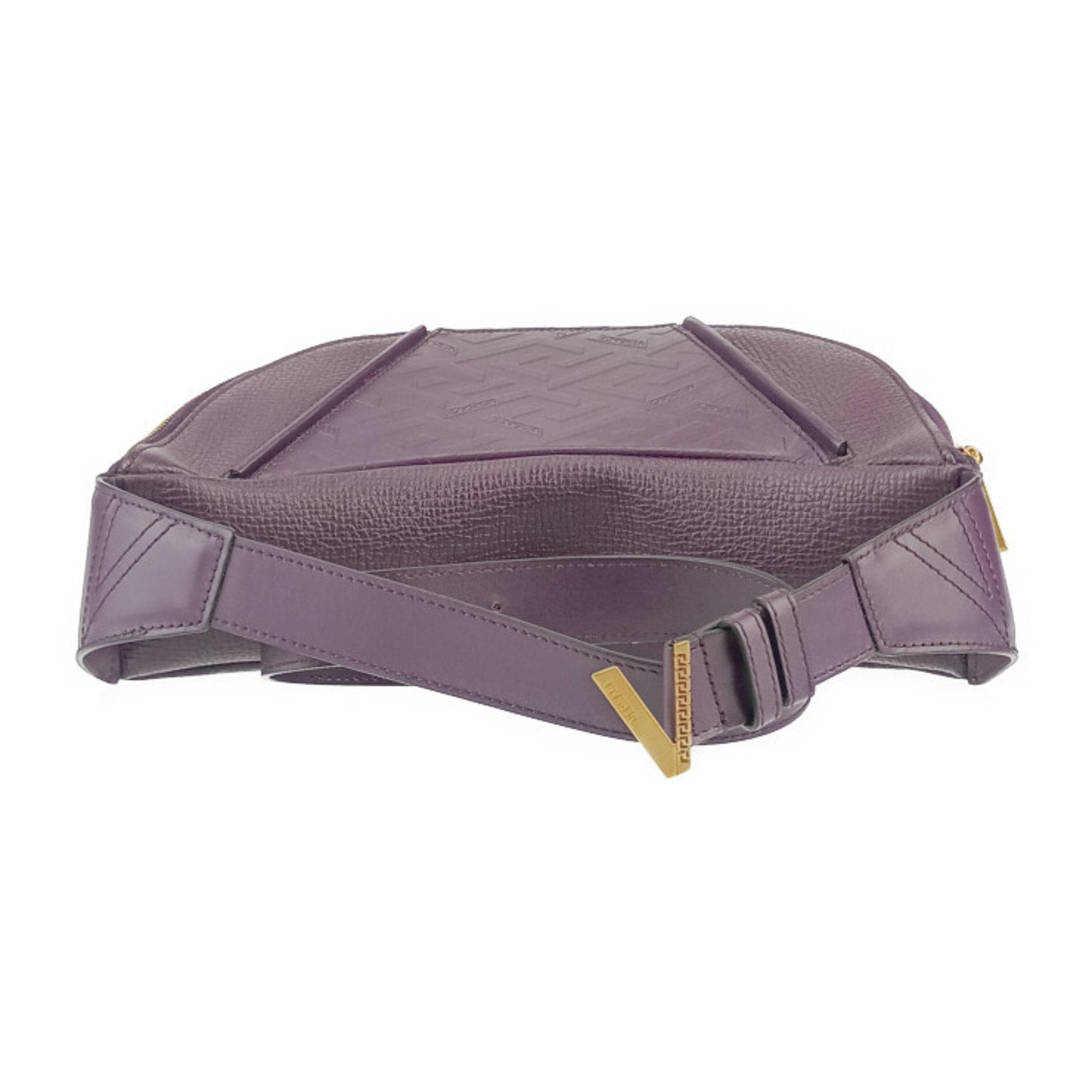 Versace Leather Fanny Pack Sling Bag (Pre-Owned)