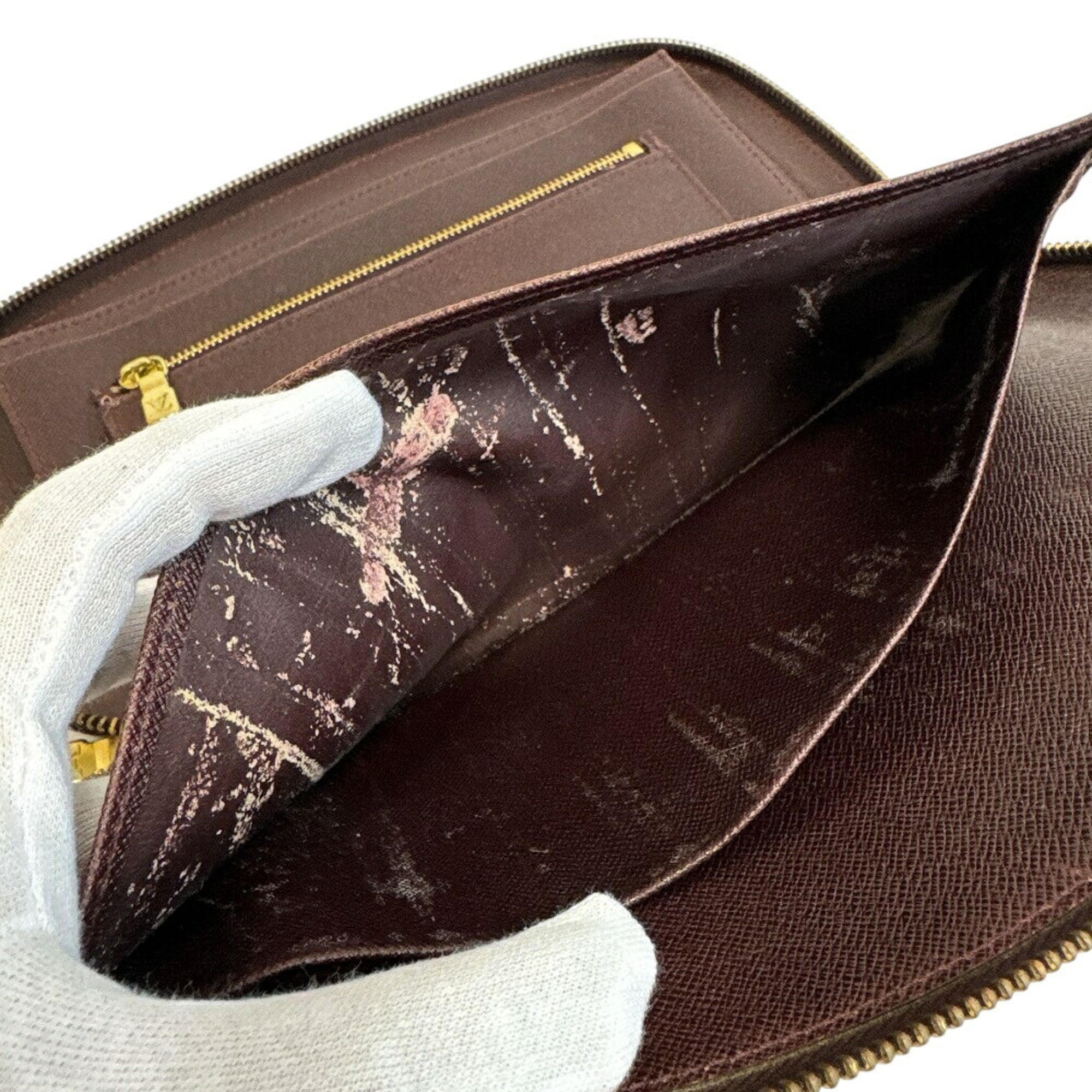 Louis Vuitton Acajou Bordeaux Galle Leather (Pre-Owned)