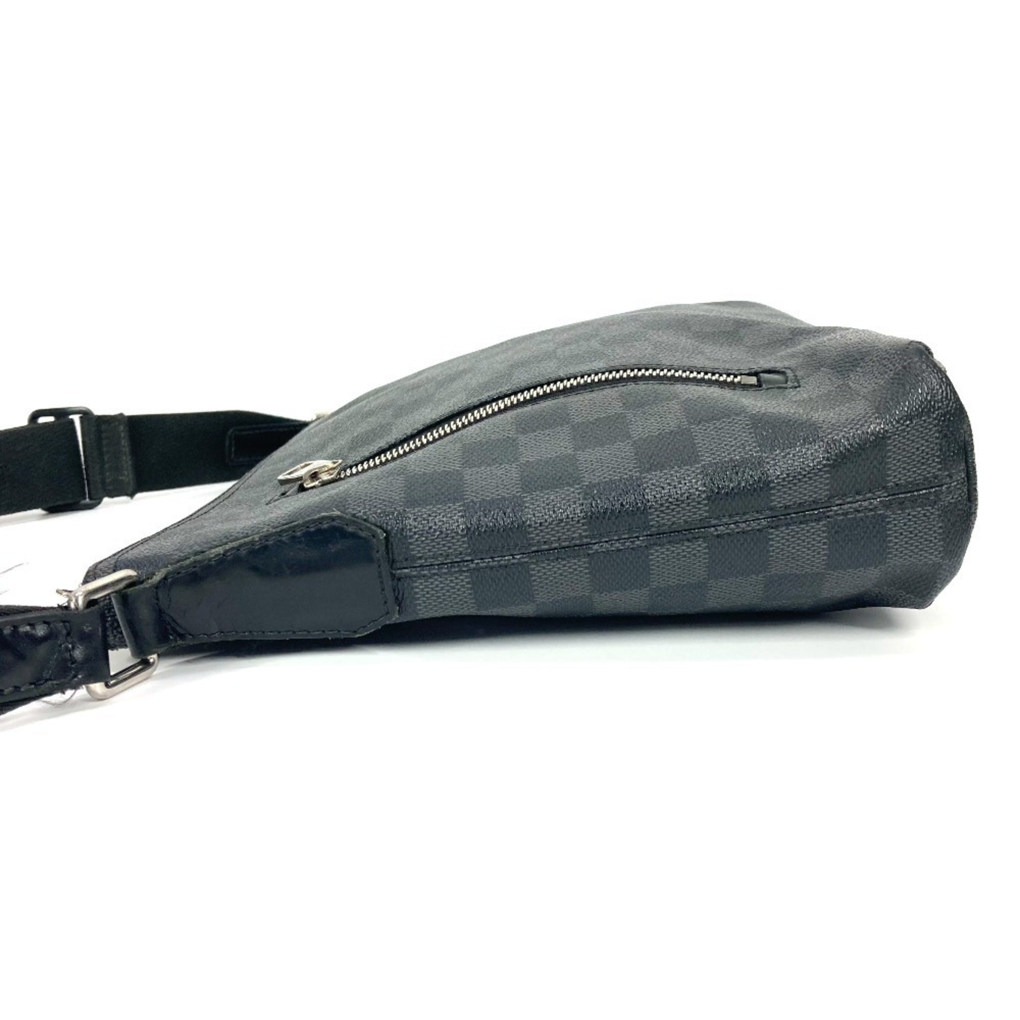 Louis Vuitton Black Damier Graphite Shoulder Bag (Pre-Owned)