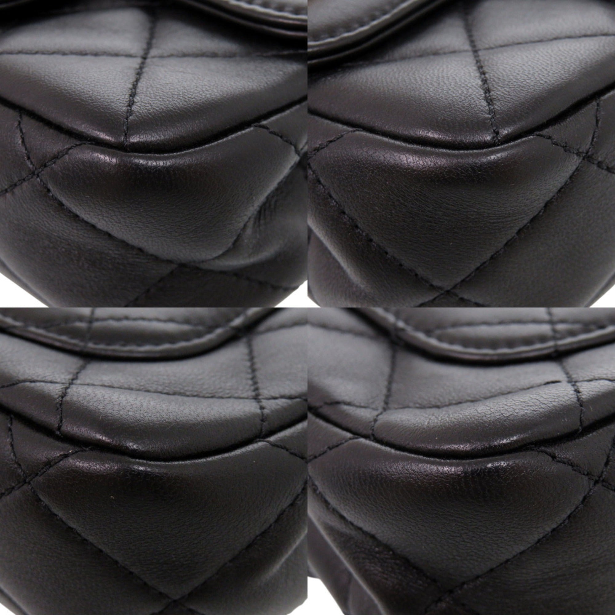 Chanel Black Leather Shoulder Bag (Pre-Owned)