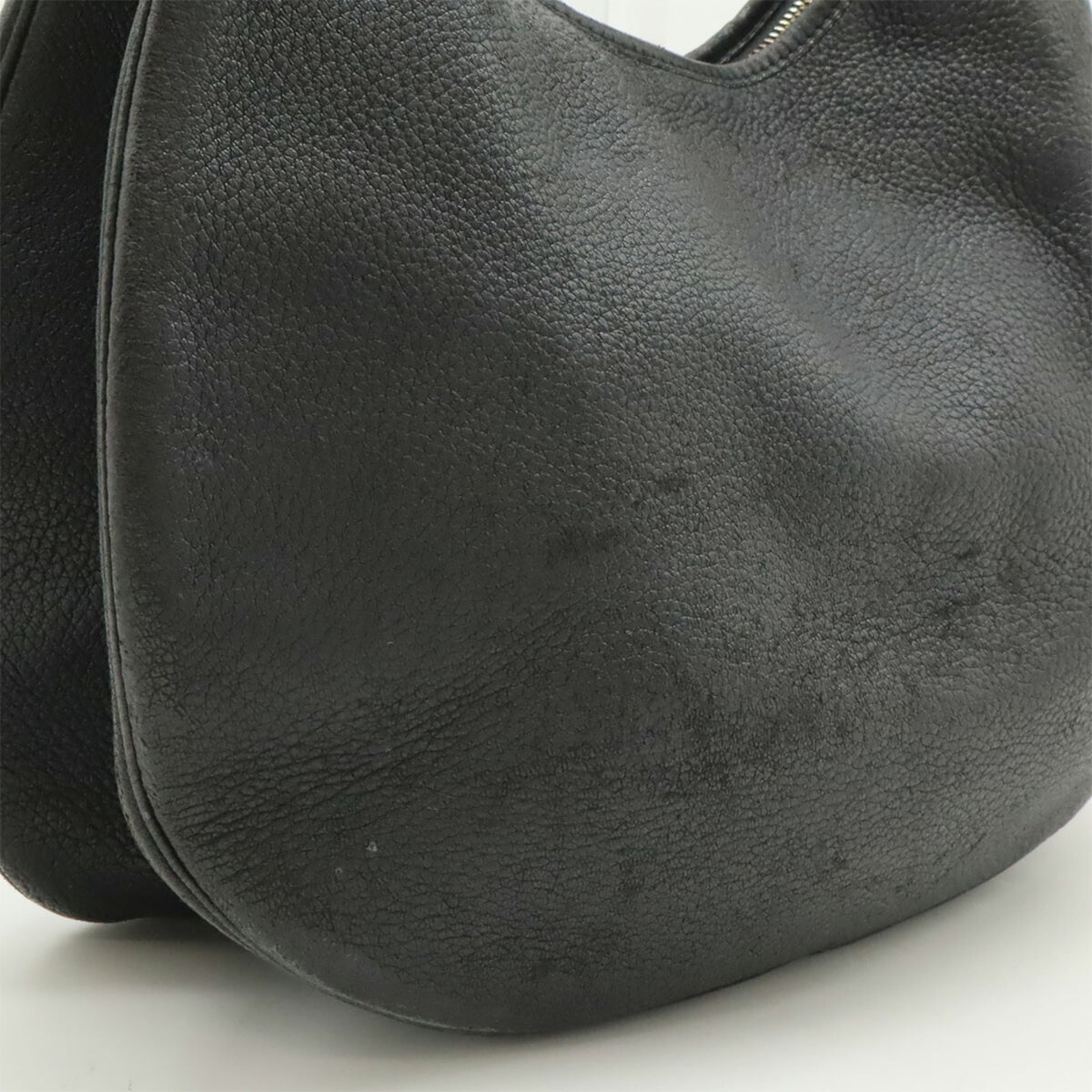 Hermes Black Taurillon Clemence Leather Shoulder Bag (Pre-Owned)