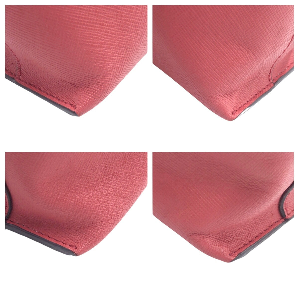 Coach Pink Leather Pouch (Pre-Owned)