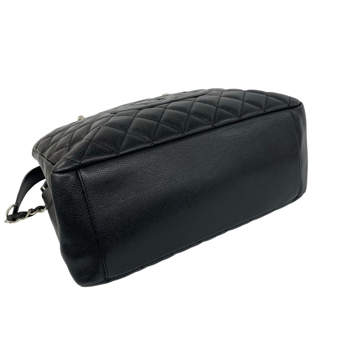 Chanel Black Grained Calfskin Tote Bag (Pre-Owned)