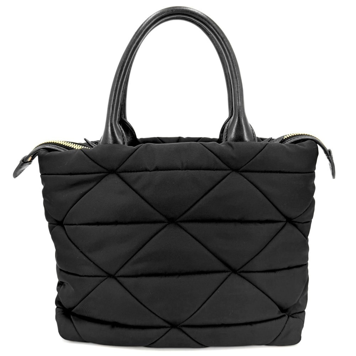 Prada Black Nylon Handbag Pouch Shoulder Bag Tote Bag (Pre-Owned)