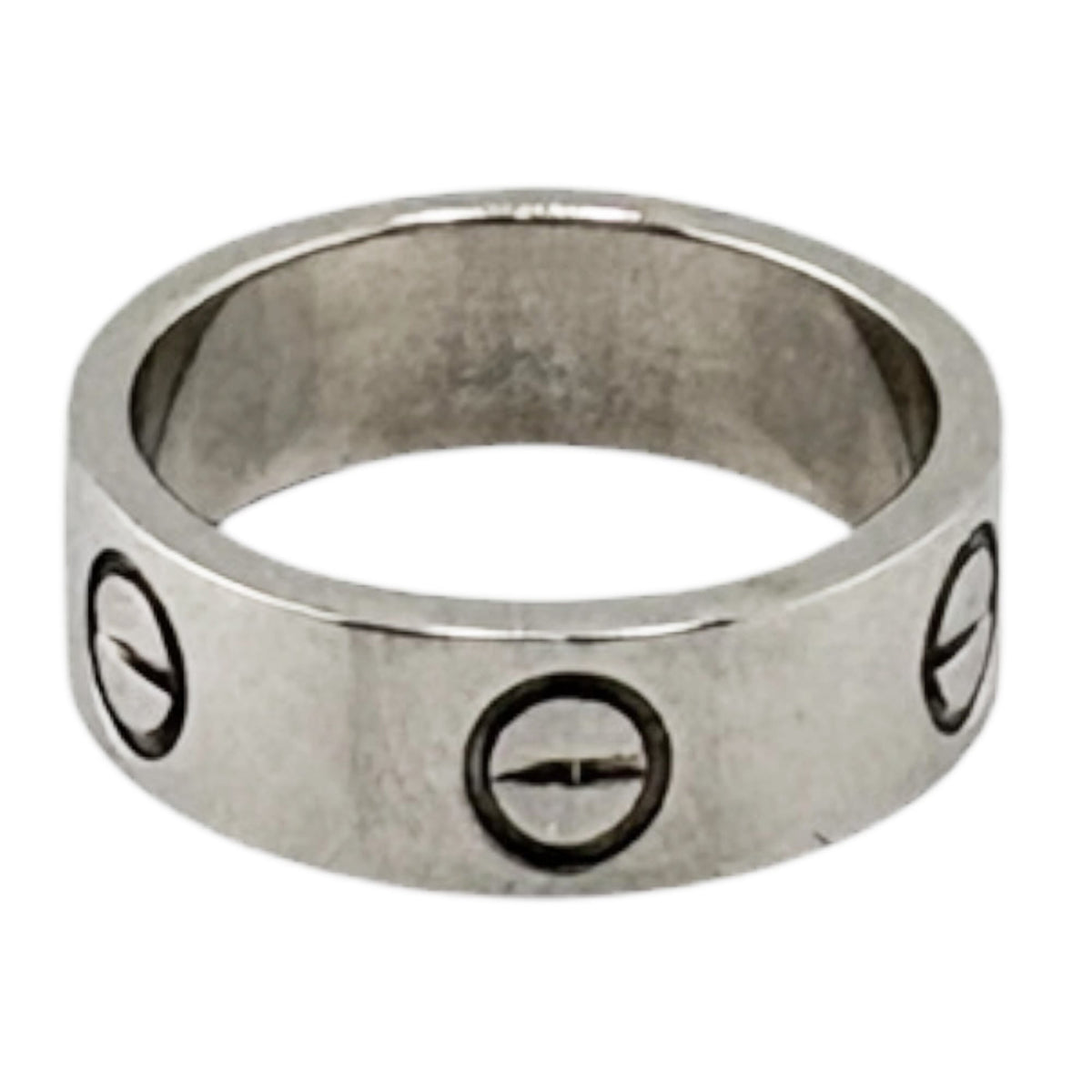 Cartier Silver White Gold (18K) Band Ring (Pre-Owned)